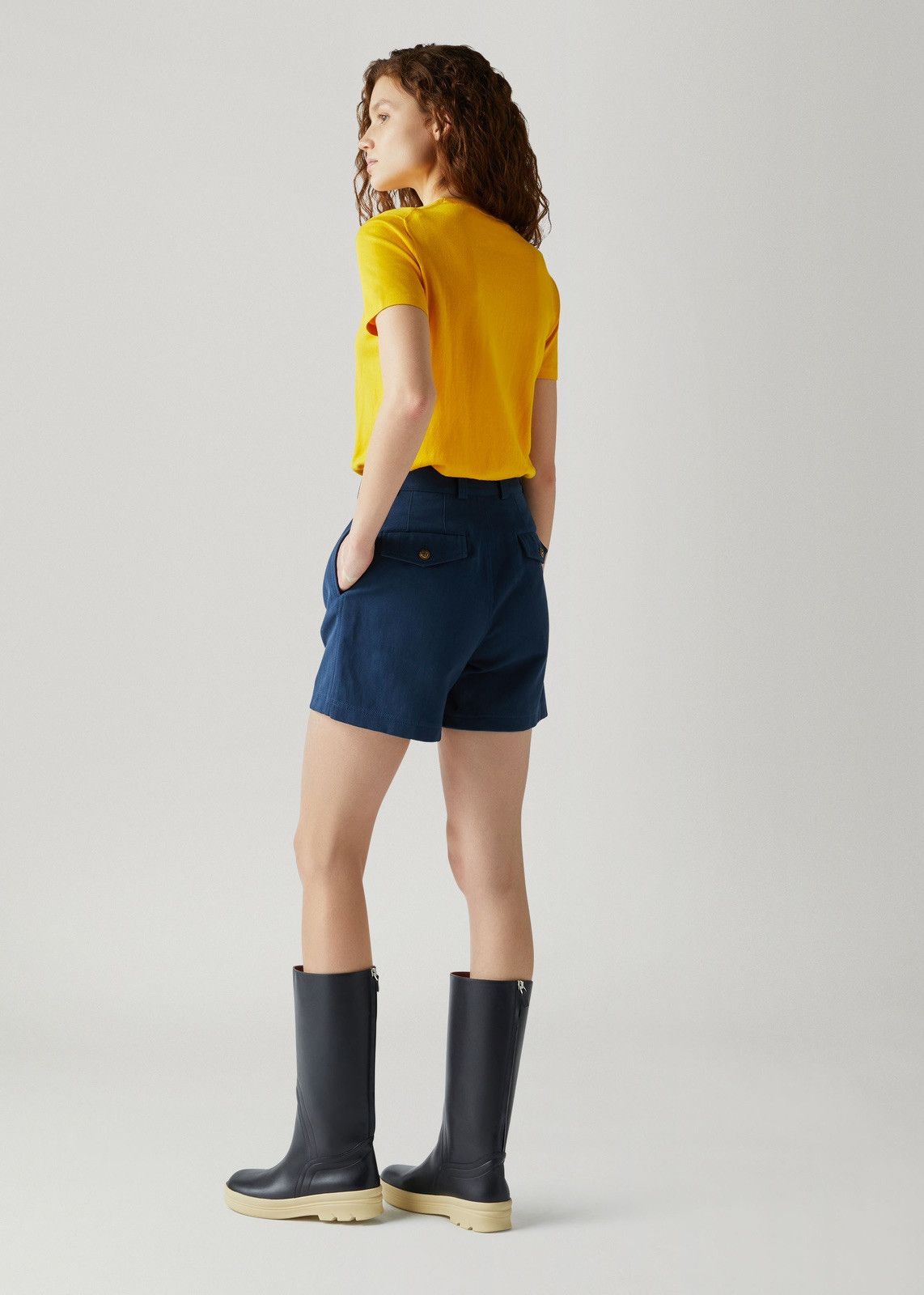 Loro Piana o1srvl11e0424 T- Shirt in Yellow Size L / US 10 / IT 46 - 6 Thumbnail