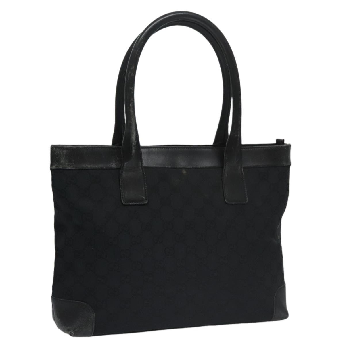 Gucci GUCCI GG Canvas Hand Bag Black Size ONE SIZE - 1 Thumbnail