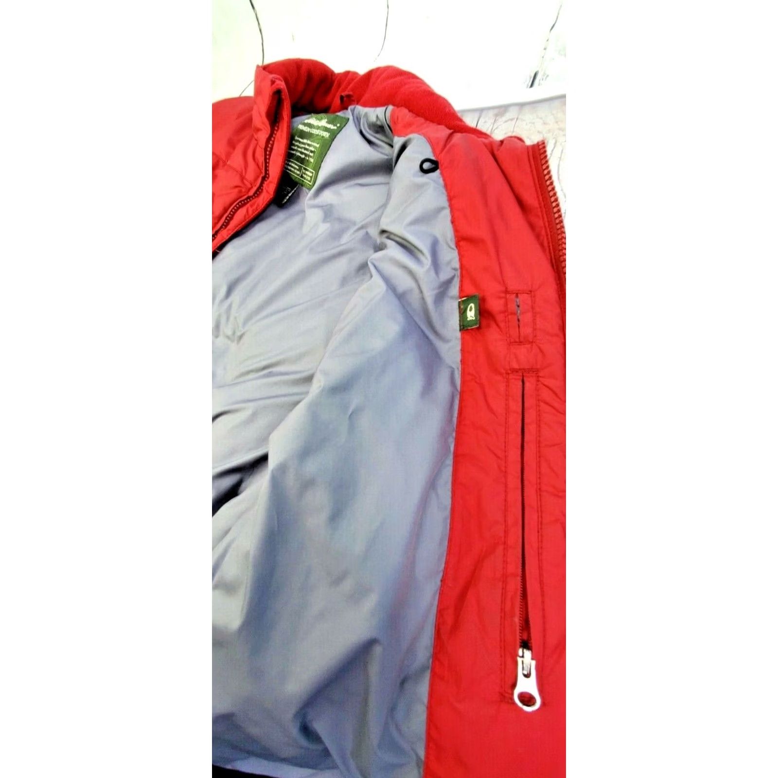 Eddie Bauer Eddie Bauer Goose Down Vest Men M Burgundy Full Zip Puffer Outdoor Zip Pockets Size M / US 6-8 / IT 42-44 - 5 Thumbnail
