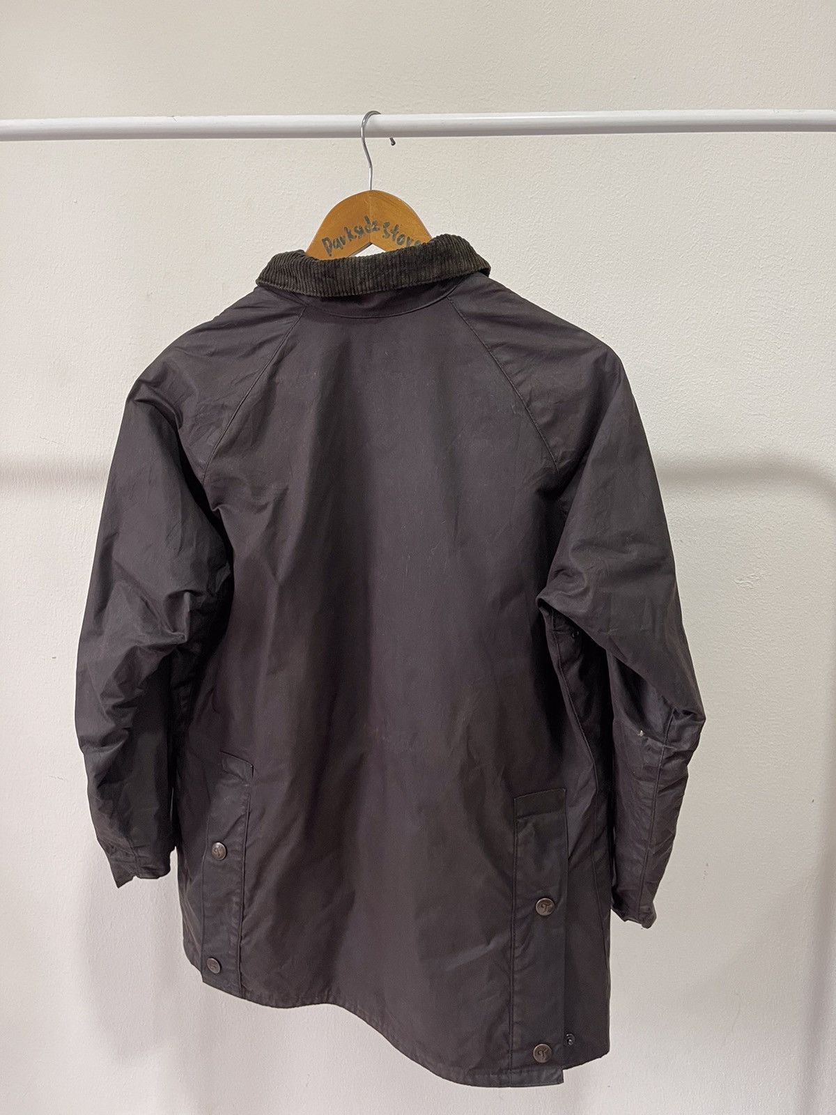 Barbour × Vintage 80s An Original British Thorndale Garment Waxed Jacket Size US M / EU 48-50 / 2 - 10 Thumbnail