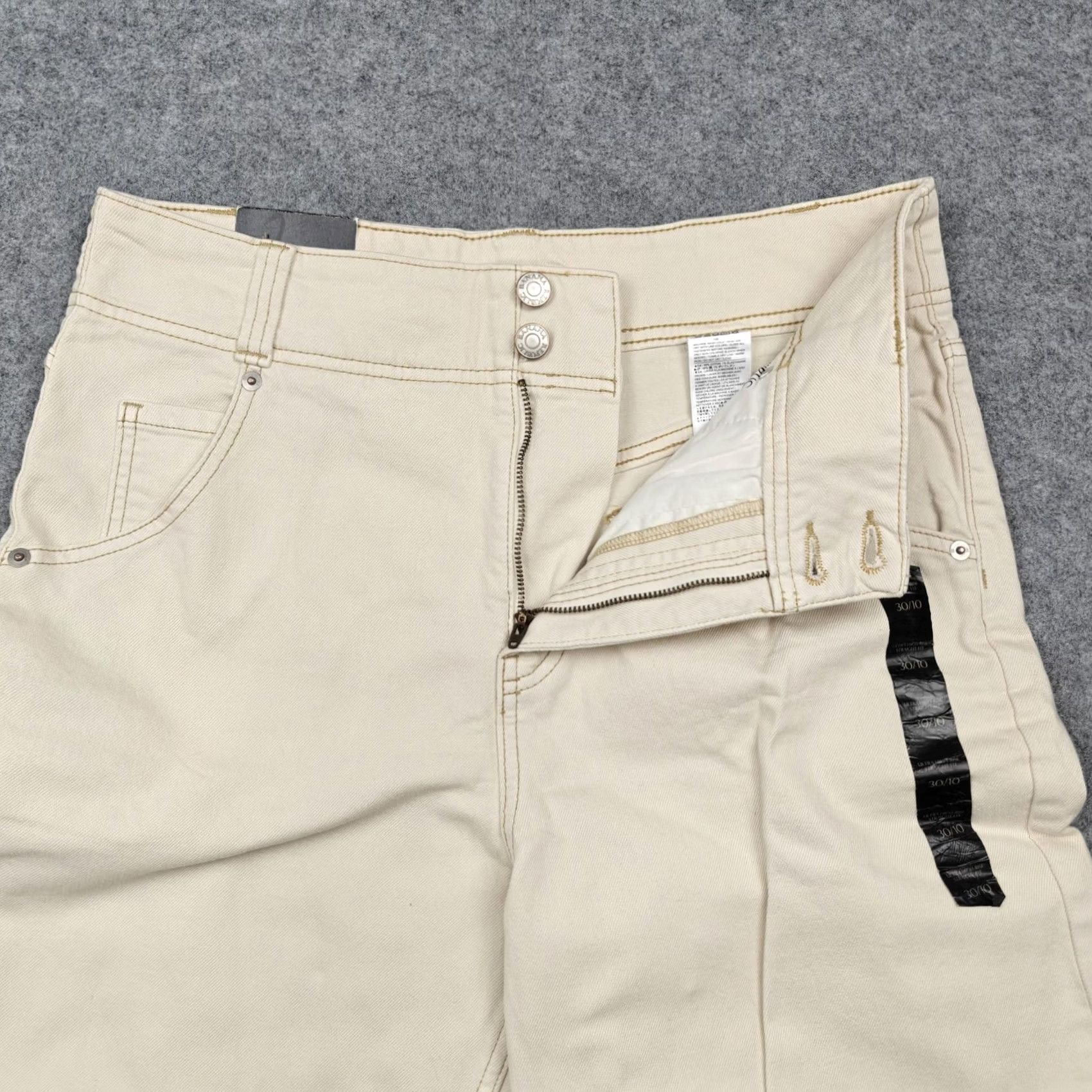 Banana Republic Banana Republic Womens 10 White Denim Jeans Ultra High-Rise Straight 30x29 New Size 32" / US 10 / IT 46 - 4 Thumbnail
