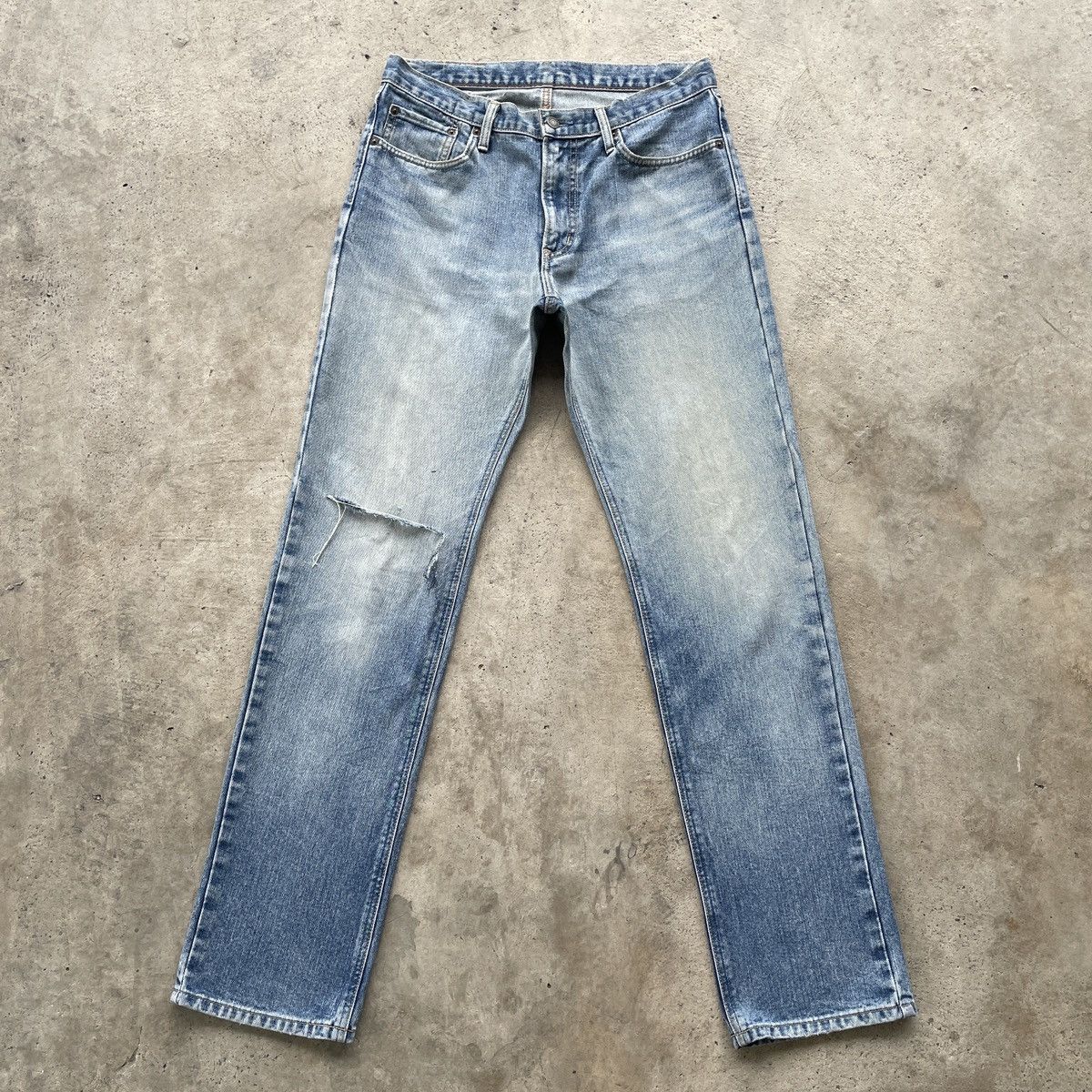 Japanese Brand Vintage Edwin Made In Japan Distressed Faded Jeans Pants W32 Size US 32 / EU 48 - 1 Thumbnail