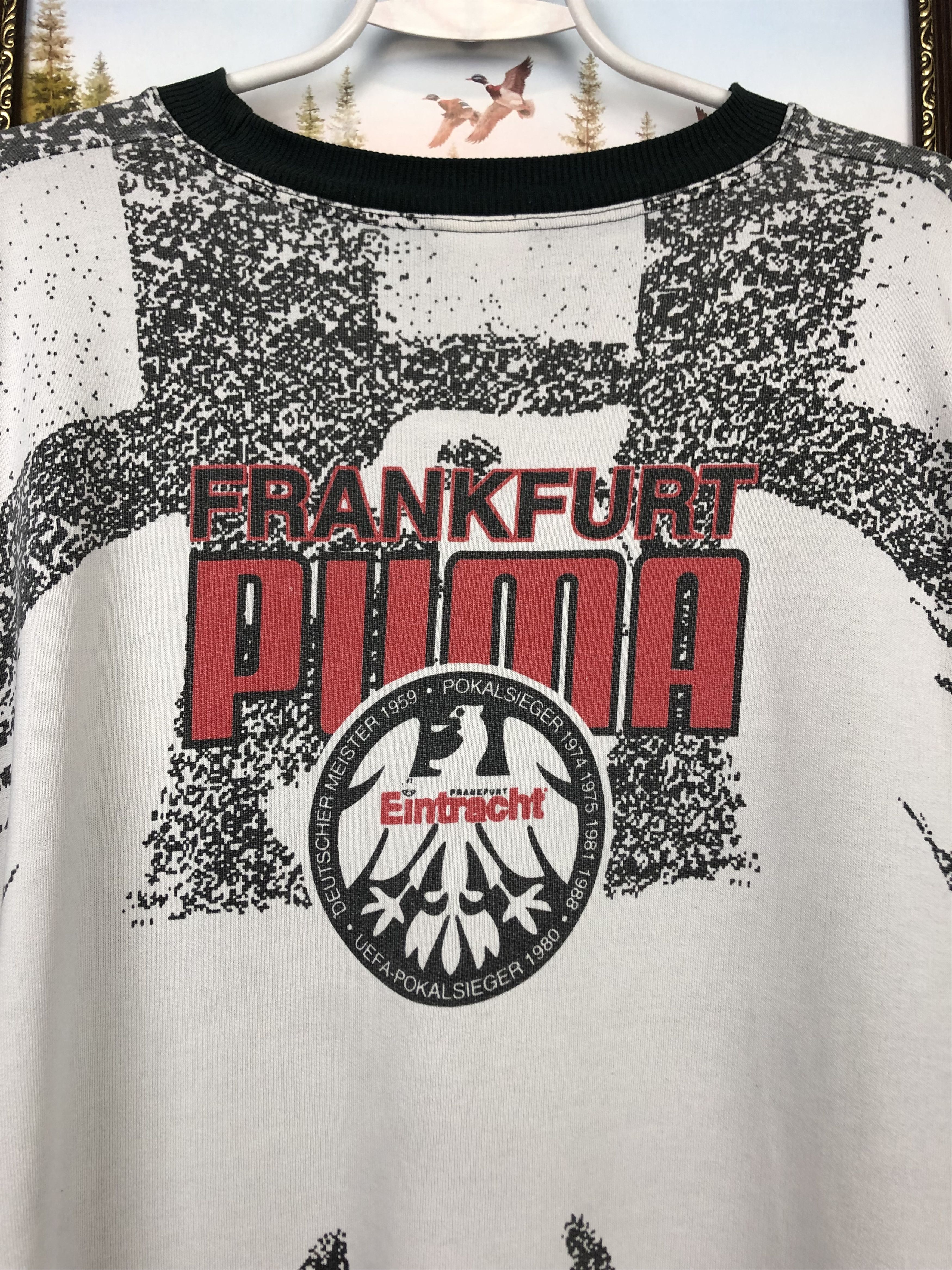 Vintage Vintage Eintracht Frankfurt Football Sweatshirt Tee Shirt Size US XL / EU 56 / 4 - 8 Thumbnail