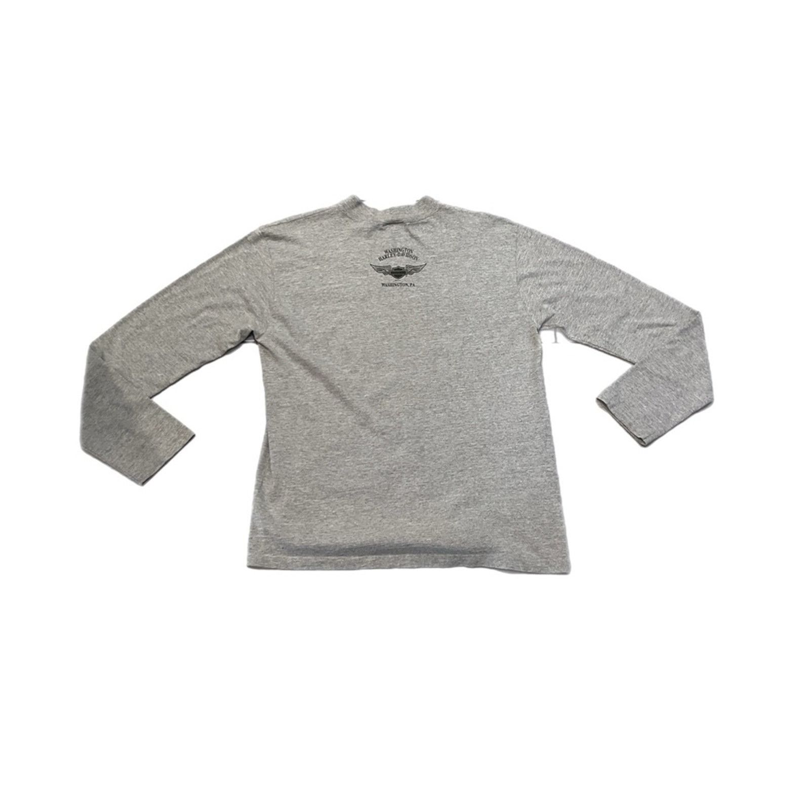 Harley Davidson Early 2000s Harley-Davidson Minimal Logo Long Sleeve XL Size US XL / EU 56 / 4 - 2 Thumbnail