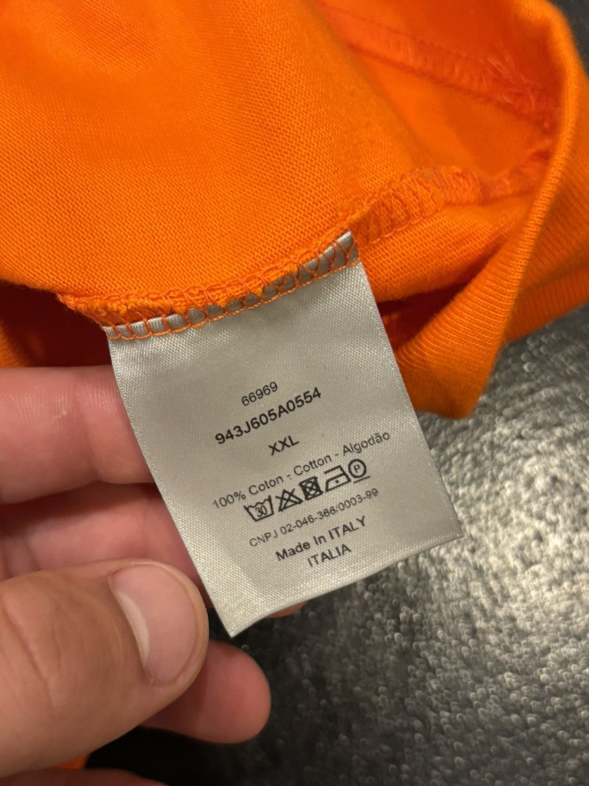 Dior Dior Icon Tee - Orange Size US XXL / EU 58 / 5 - 4 Thumbnail