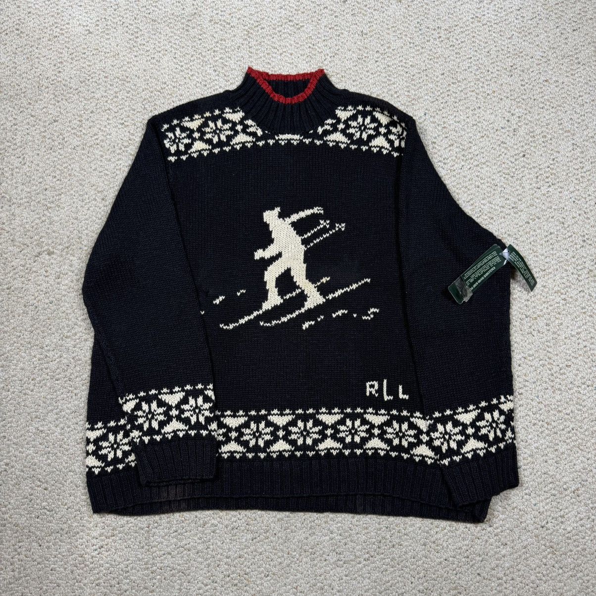 Polo Ralph Lauren Vintage 90s Ralph Lauren Sweater Women’s Ski Hand Knit Size XXL / US 16-18 / IT 52-54 - 1 Thumbnail