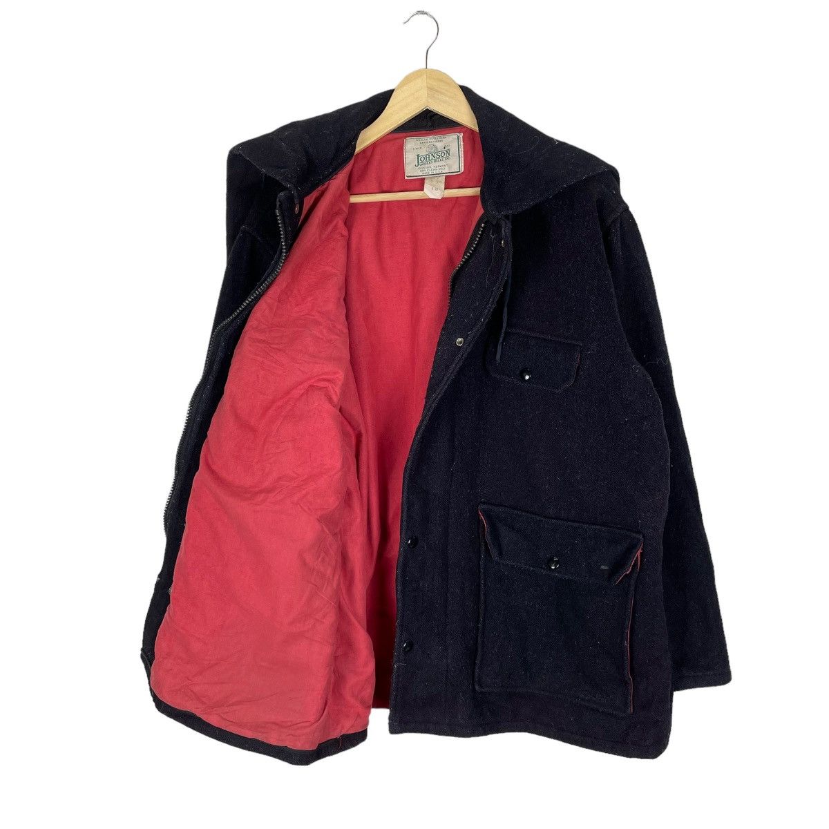 Johnson Woolen Mills 🔥JOHNSON WOOLEN MILLS UTILITY POCKET HOODIE ZIPPER JACKET Size US M / EU 48-50 / 2 - 10 Thumbnail