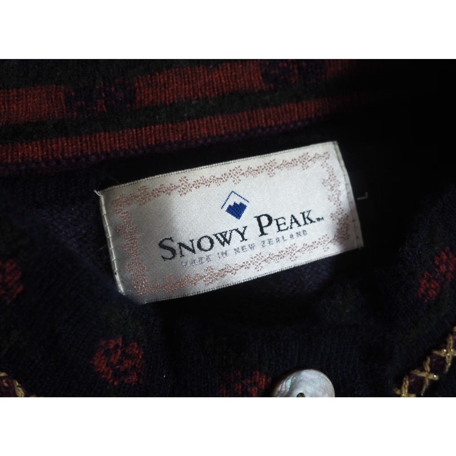 Snow Peak Snowy Peak Cardigan Sweater L Women Blue Merino Wool 100% Long Sleeve Round Neck Bohemian Classic Winter Fall Vintage No Size L / US 10 / IT 46 - 7 Thumbnail