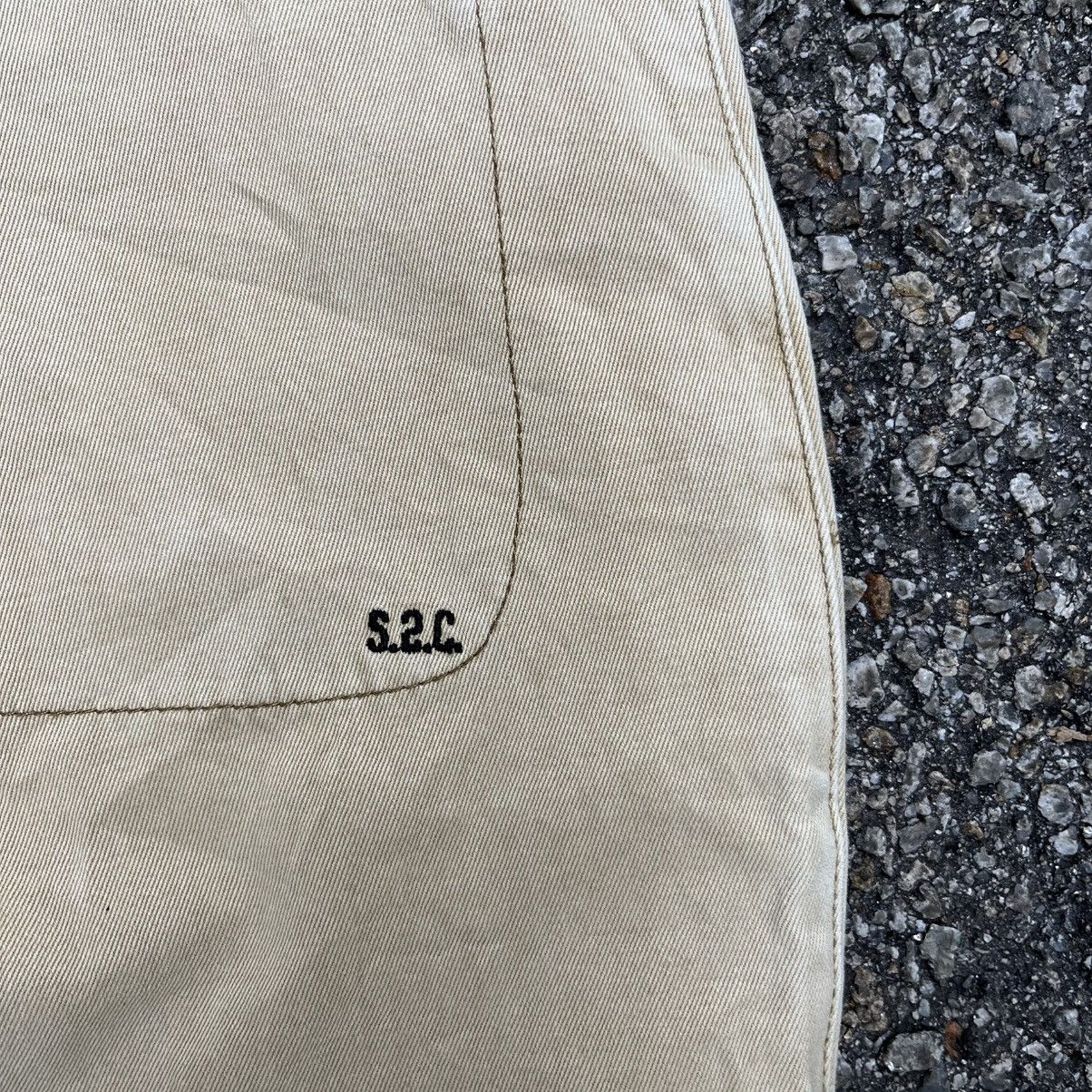 Stussy Vintage Stussy S2C Faded Pant Baggy Loose Fit Khaki Brown Size US 32 / EU 48 - 13 Thumbnail