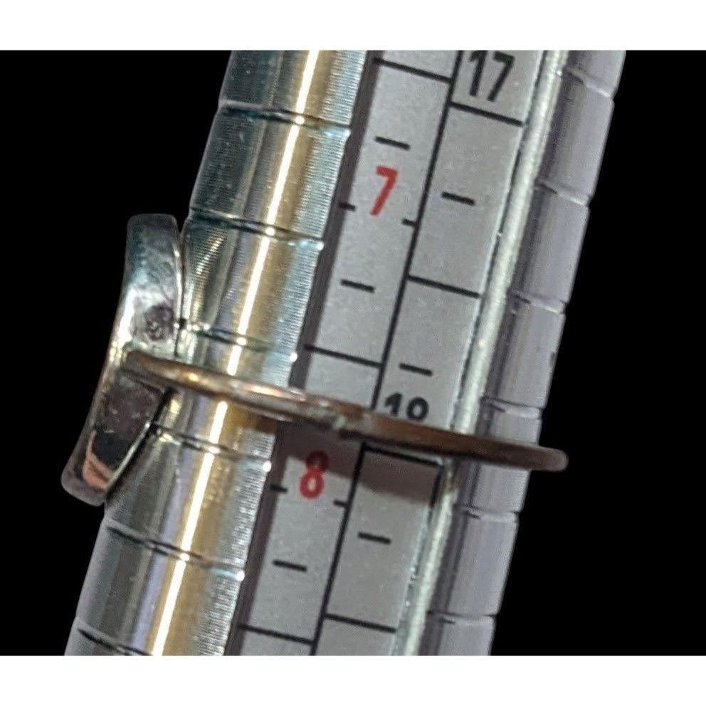Other Dainty Open Circle Halo Silver Tone Fashion Ring Size 8 Size ONE SIZE - 4 Thumbnail