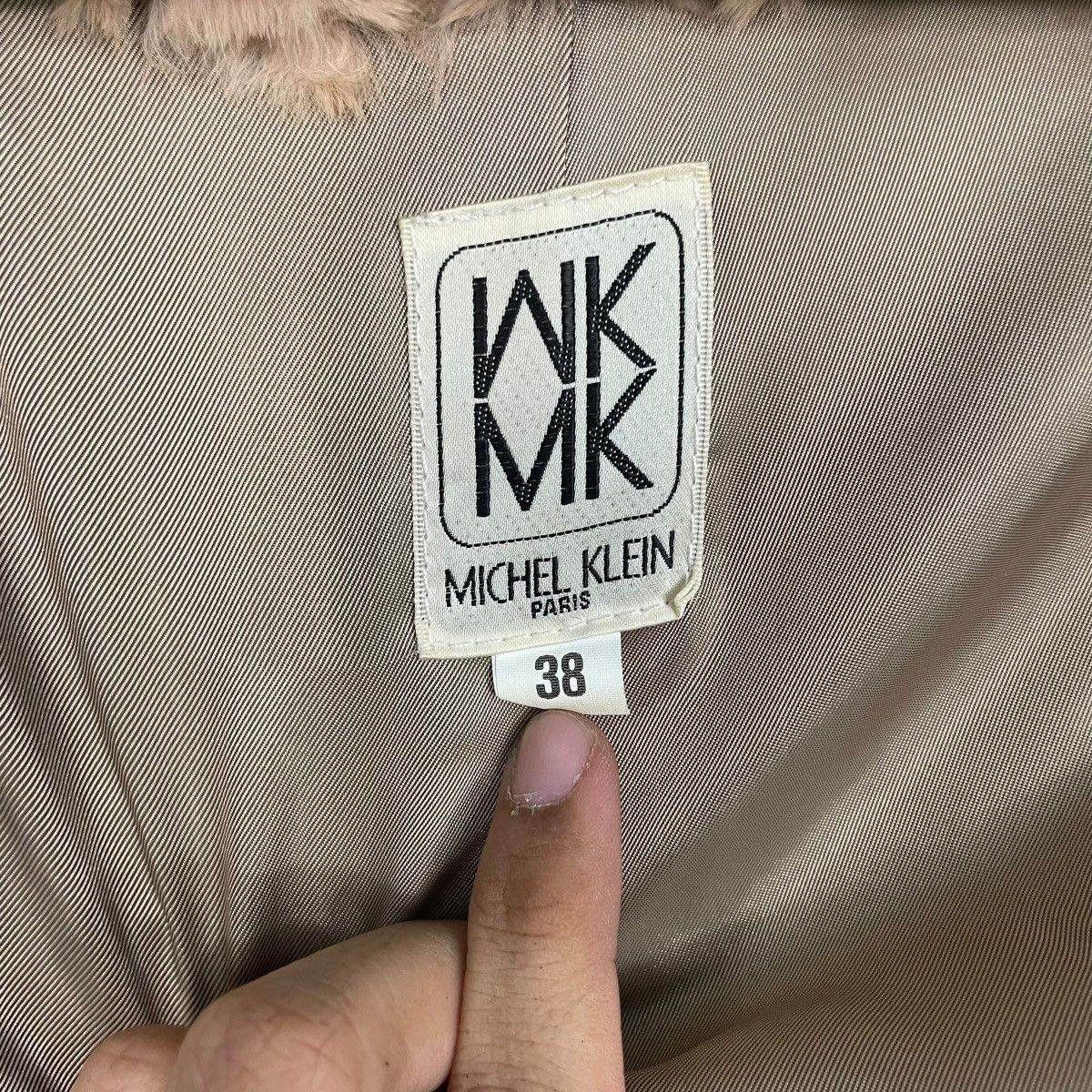 Michel Klein Michel Klein Chunky Brown Rabbit Fur Coat Size S / US 4 / IT 40 - 14 Thumbnail