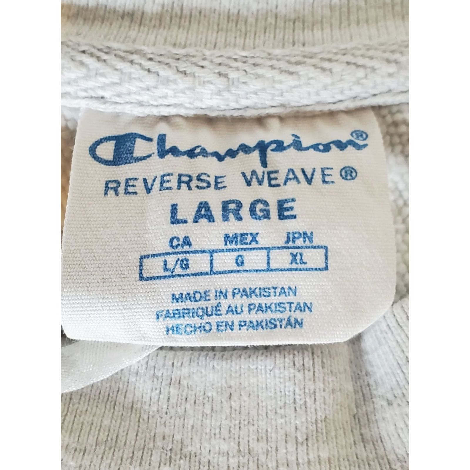 Champion VINTAGE Champion Reverse Weave Delaware Crewneck Sweatshirt Heather Gray Men's L Size US L / EU 52-54 / 3 - 6 Thumbnail