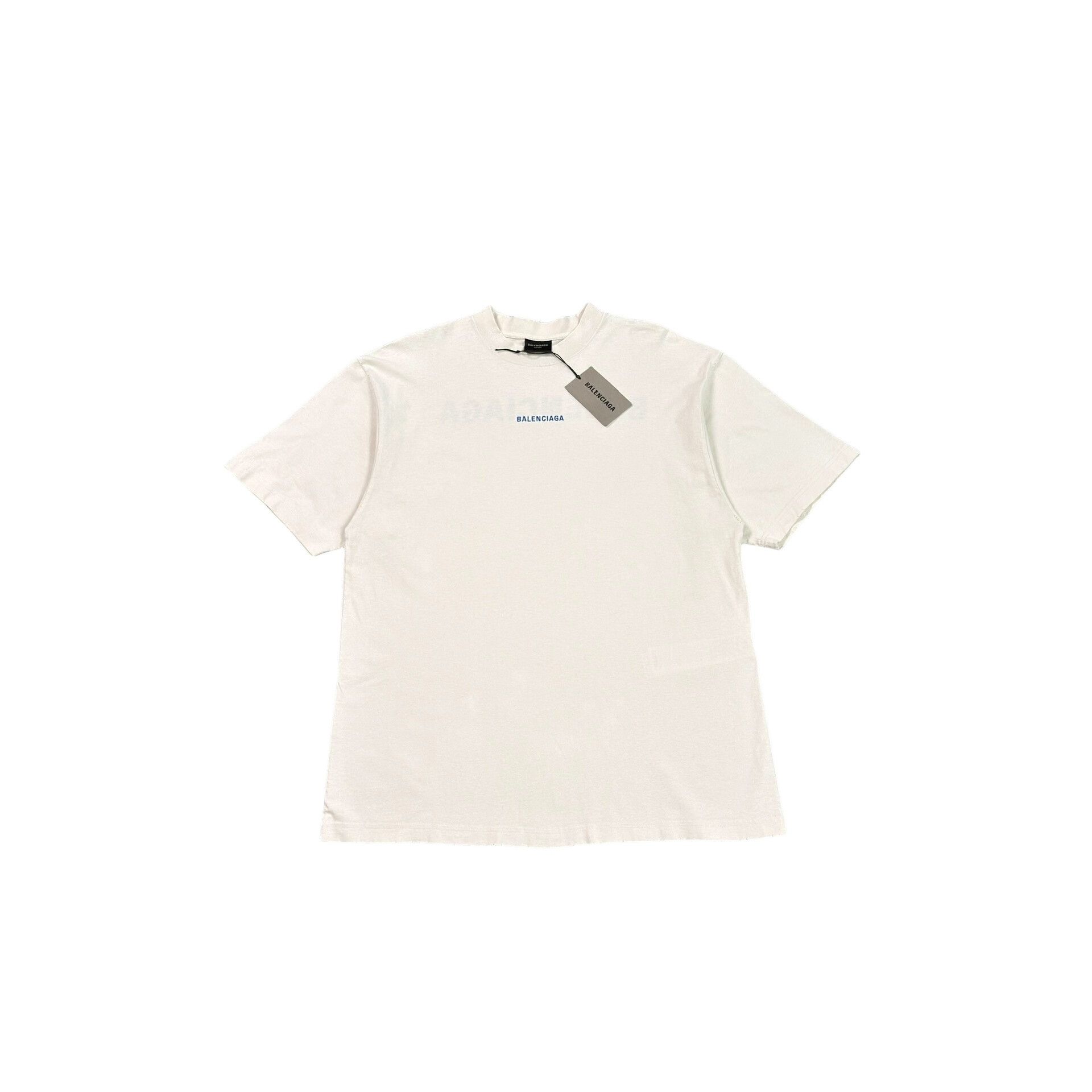 Balenciaga Balenciaga Distressed Logo T-Shirt Size XS Size US XS / EU 42 / 0 - 1 Thumbnail