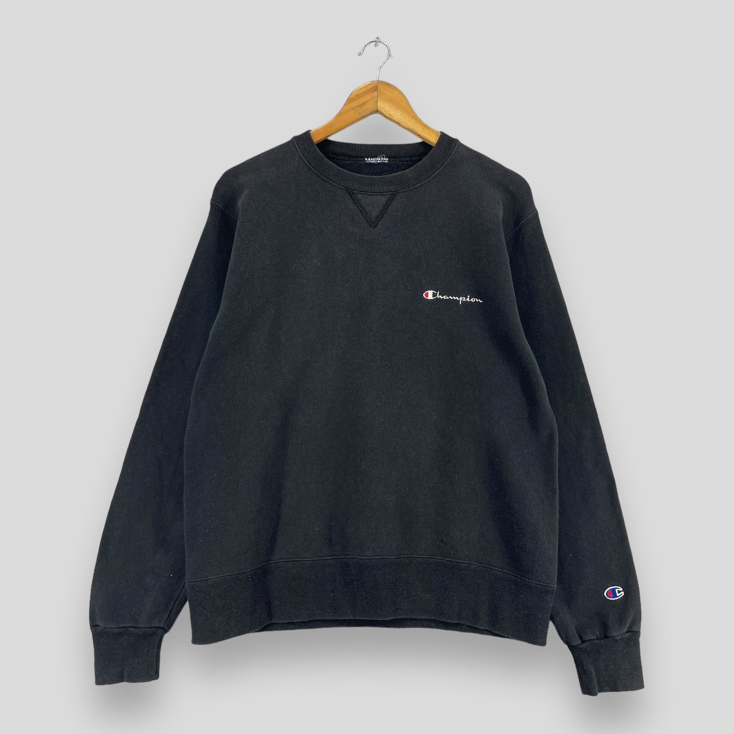 Champion × Vintage Vintage 90s CHAMPION Script Logo Embroidery Sweatshirt Size US M / EU 48-50 / 2 - 1 Thumbnail