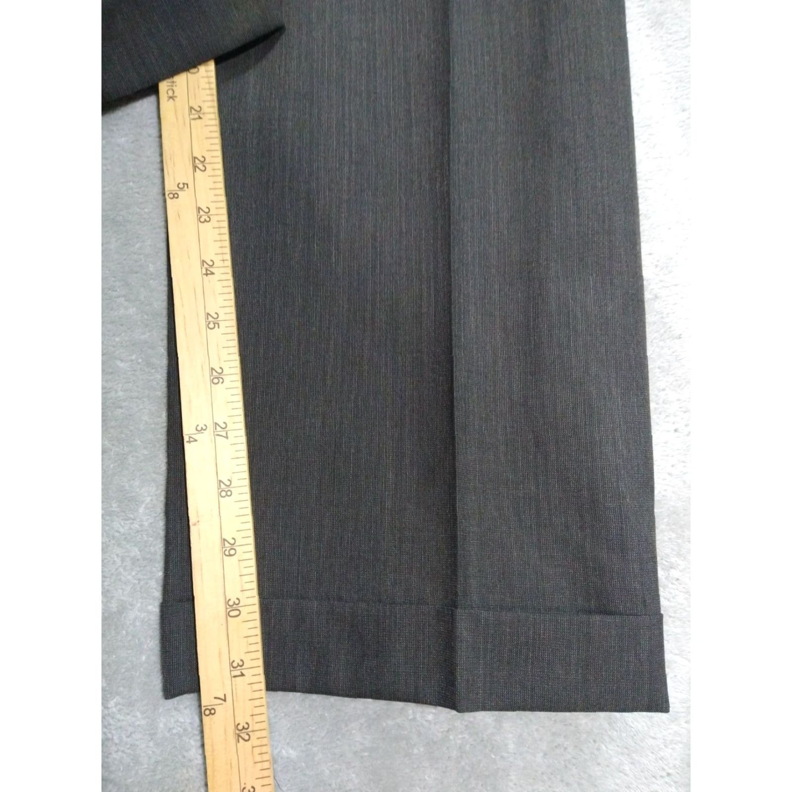 Brooks Brothers Brooks Brothers Dress Pants 36x32 Brown Wool Pleated Tapered Cuffed Mens Size US 36 / EU 52 - 5 Thumbnail