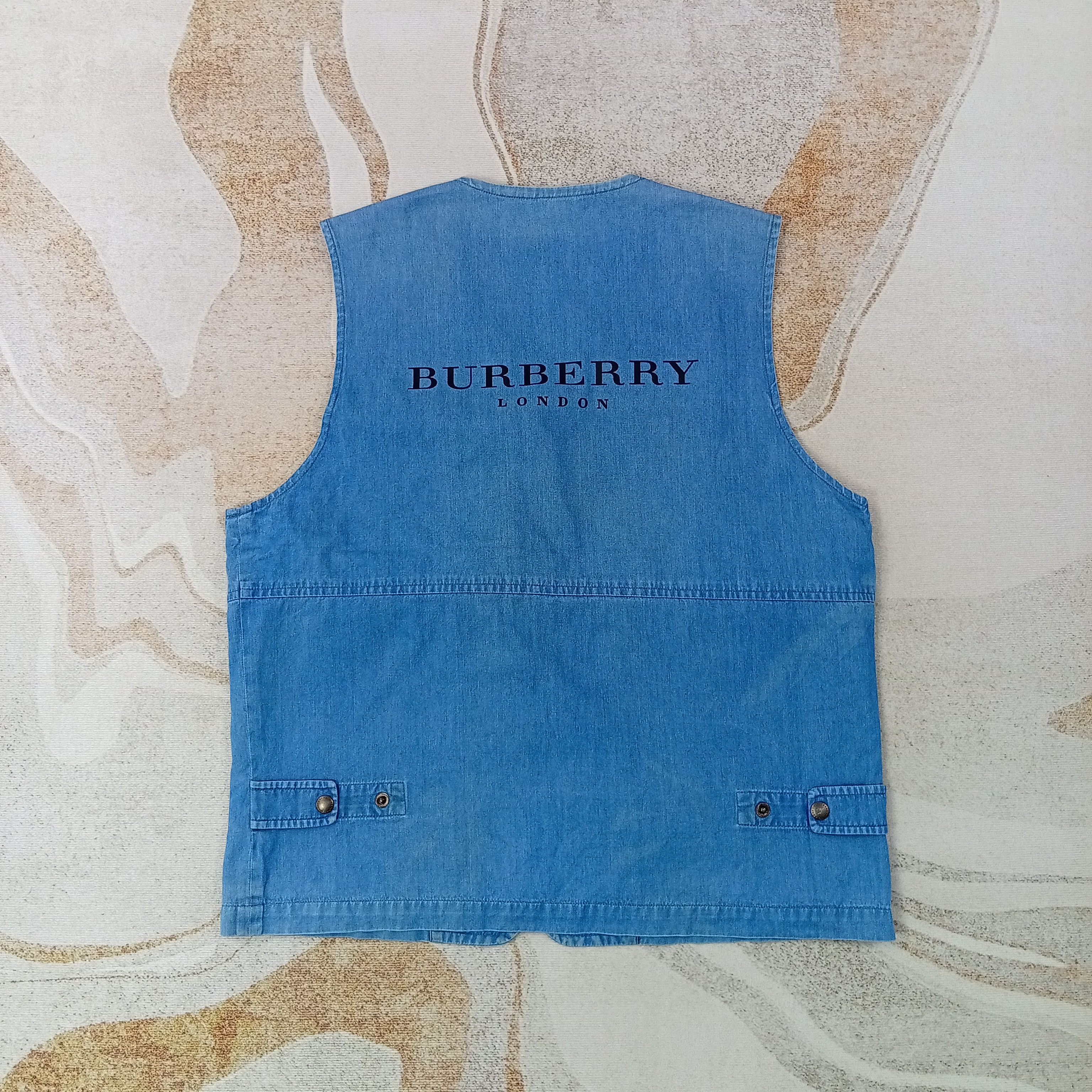 Burberry Burberry London Designer Denim Vests C259N46 Size US M / EU 48-50 / 2 - 6 Thumbnail