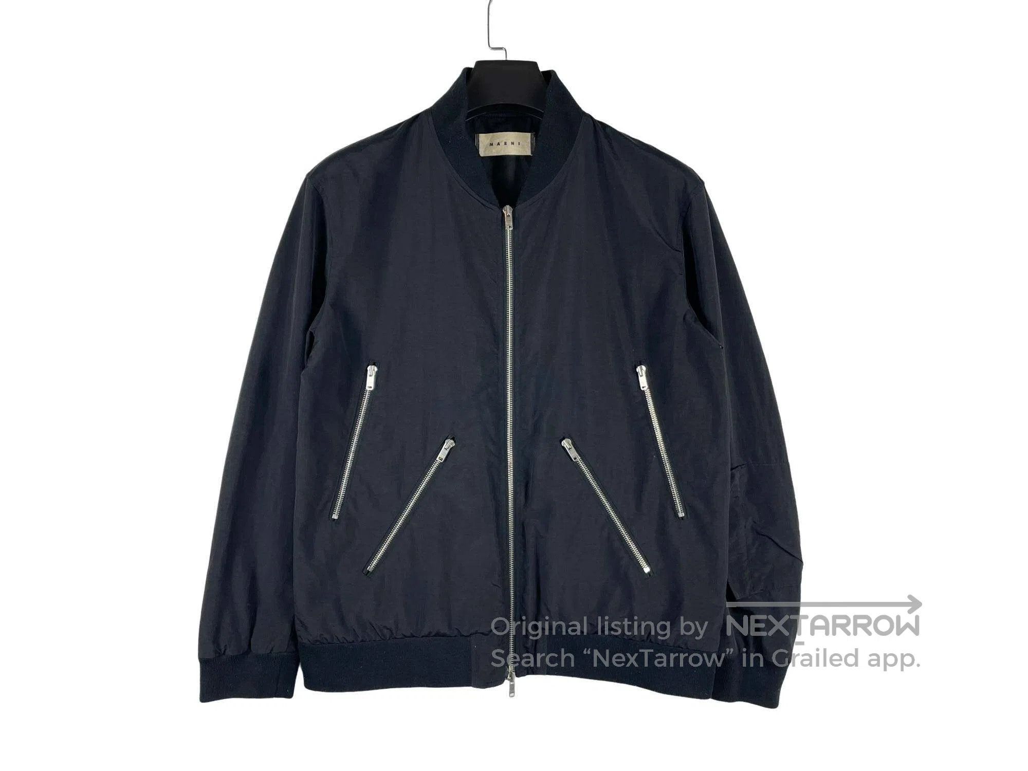 Marni MARNI Four-pocket zip-up bomber jacket Size US S / EU 44-46 / 1 - 1 Thumbnail