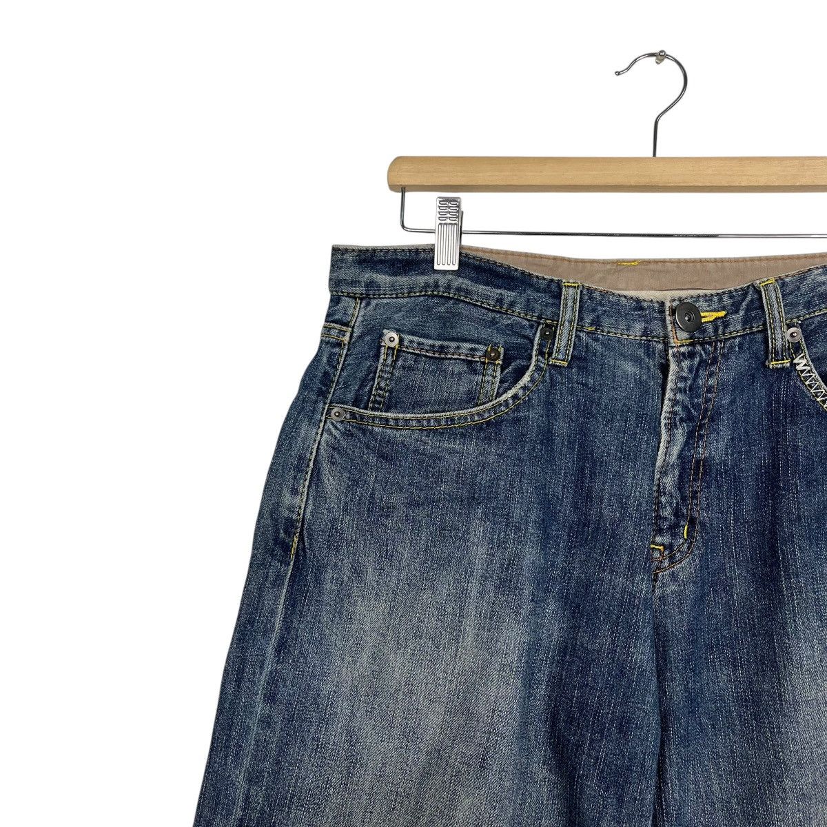 Japanese Brand Vintage Japanese Designer Workwear Denim Jeans Size US 32 / EU 48 - 6 Thumbnail