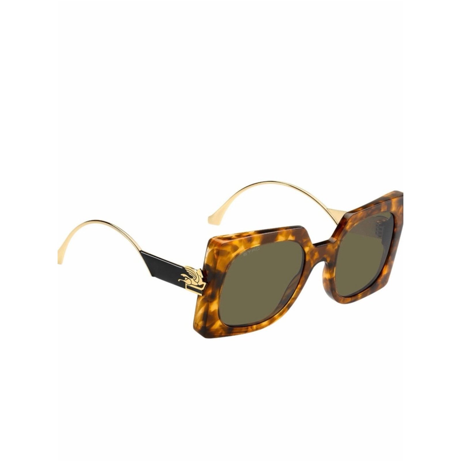 Etro New! Etro ETRO0026/S EPZQT Elegant Havana Square Sunglasses Size ONE SIZE - 4 Thumbnail