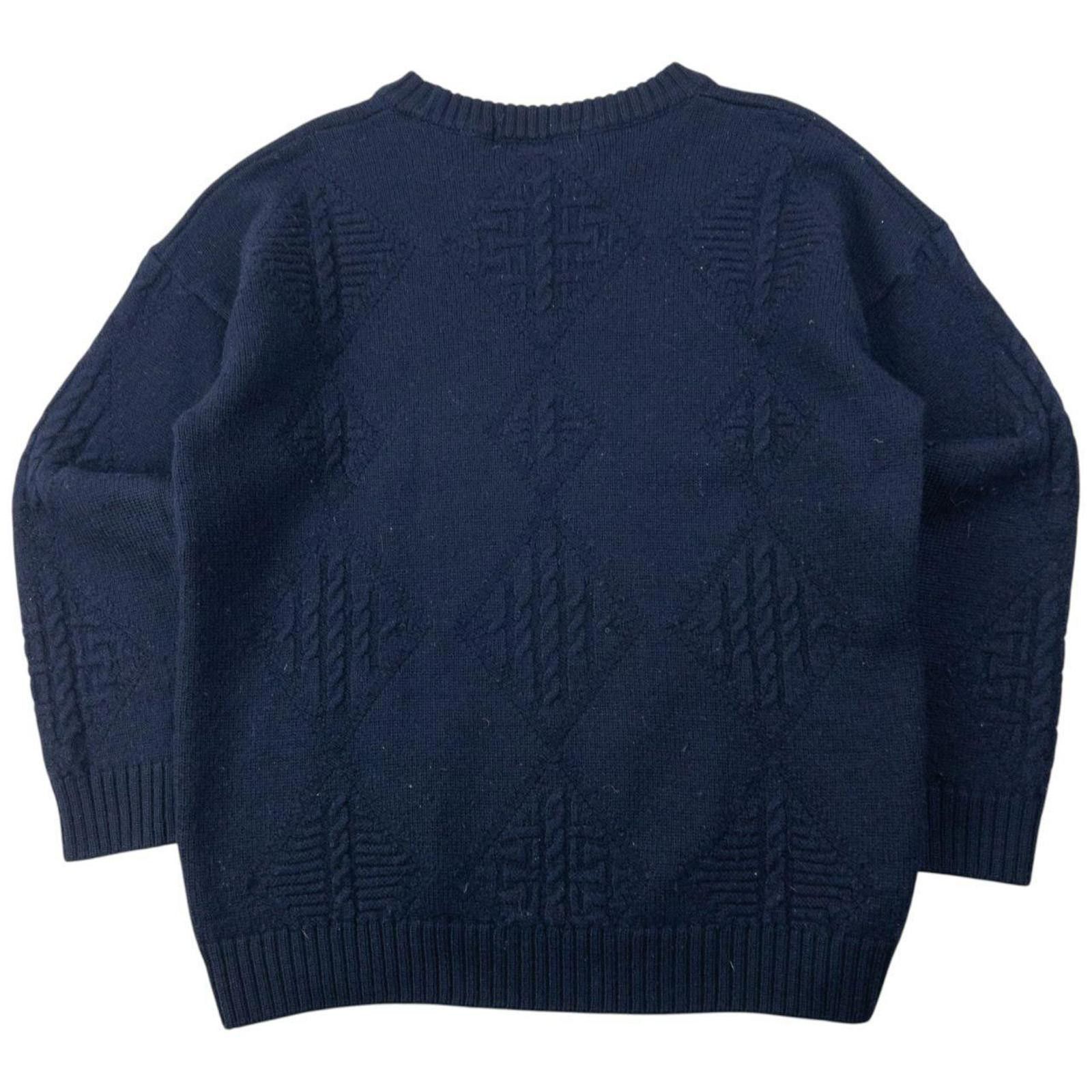 Burberry Vintage 90s Burberry Embroidered Knit Jumper Size XS Size US XS / EU 42 / 0 - 2 Thumbnail