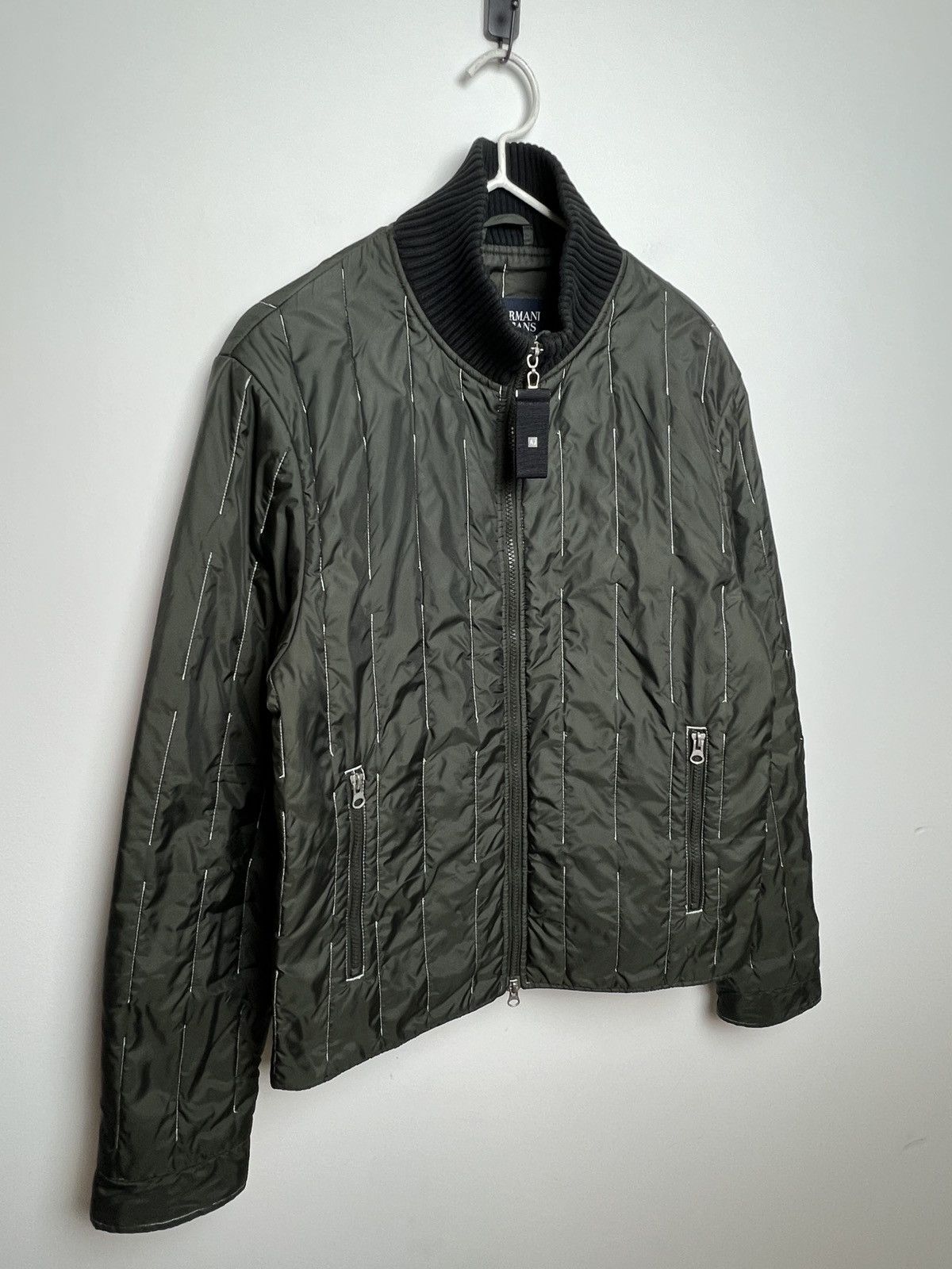 Giorgio Armani armani y2k archive moto/bomber jacket Size US M / EU 48-50 / 2 - 9 Thumbnail