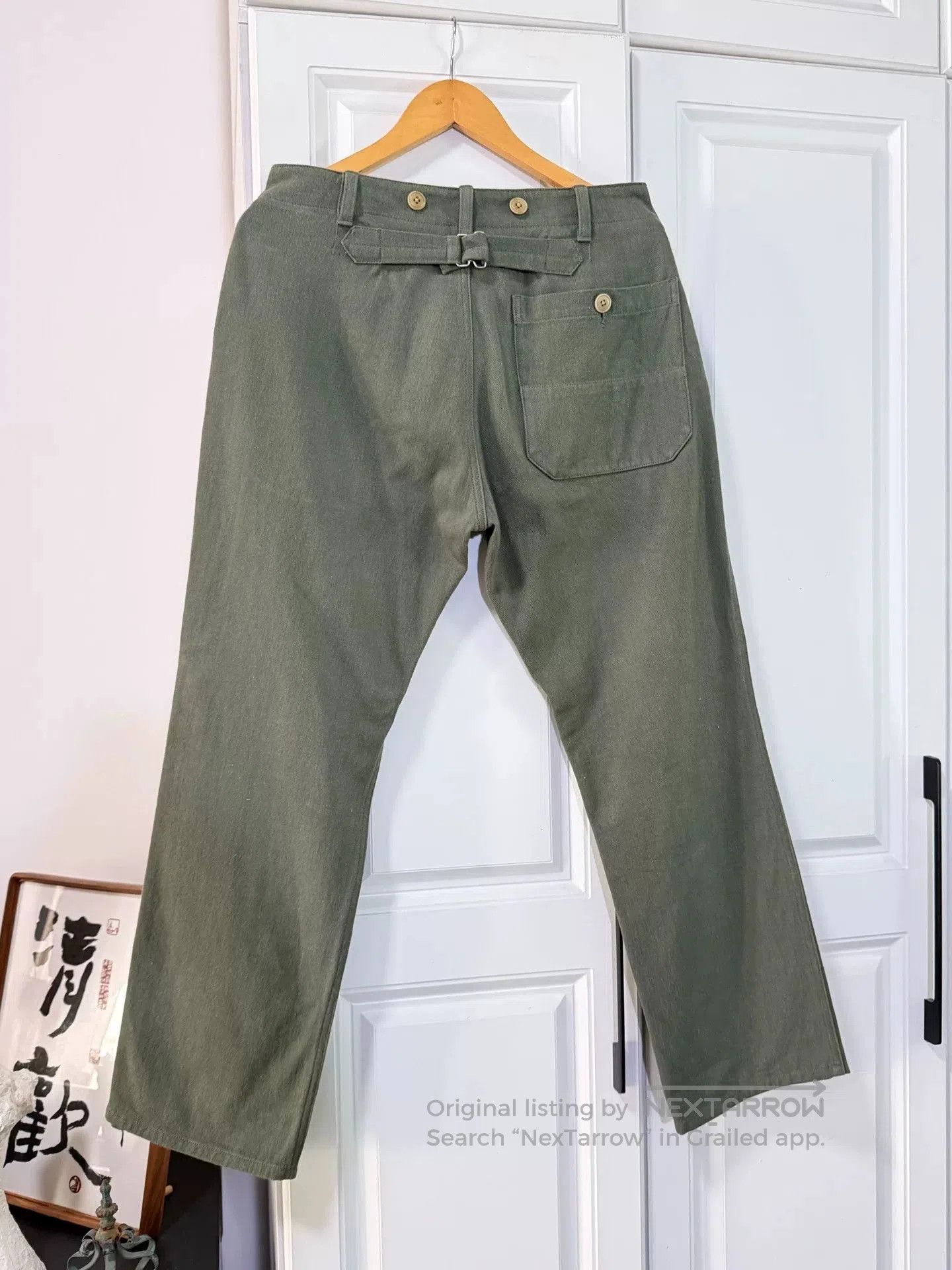 Addict Clothes Japan ADDICT ACVM Cotton-Linen Cargo Pants. Size US 28 / EU 44 - 3 Thumbnail