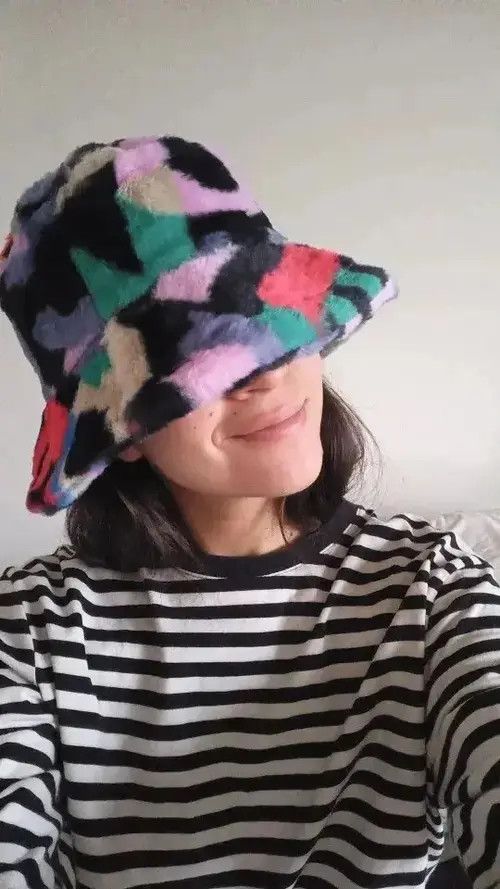 Other Vintage Faux Fur Panama Bucket Hats Size ONE SIZE - 3 Thumbnail