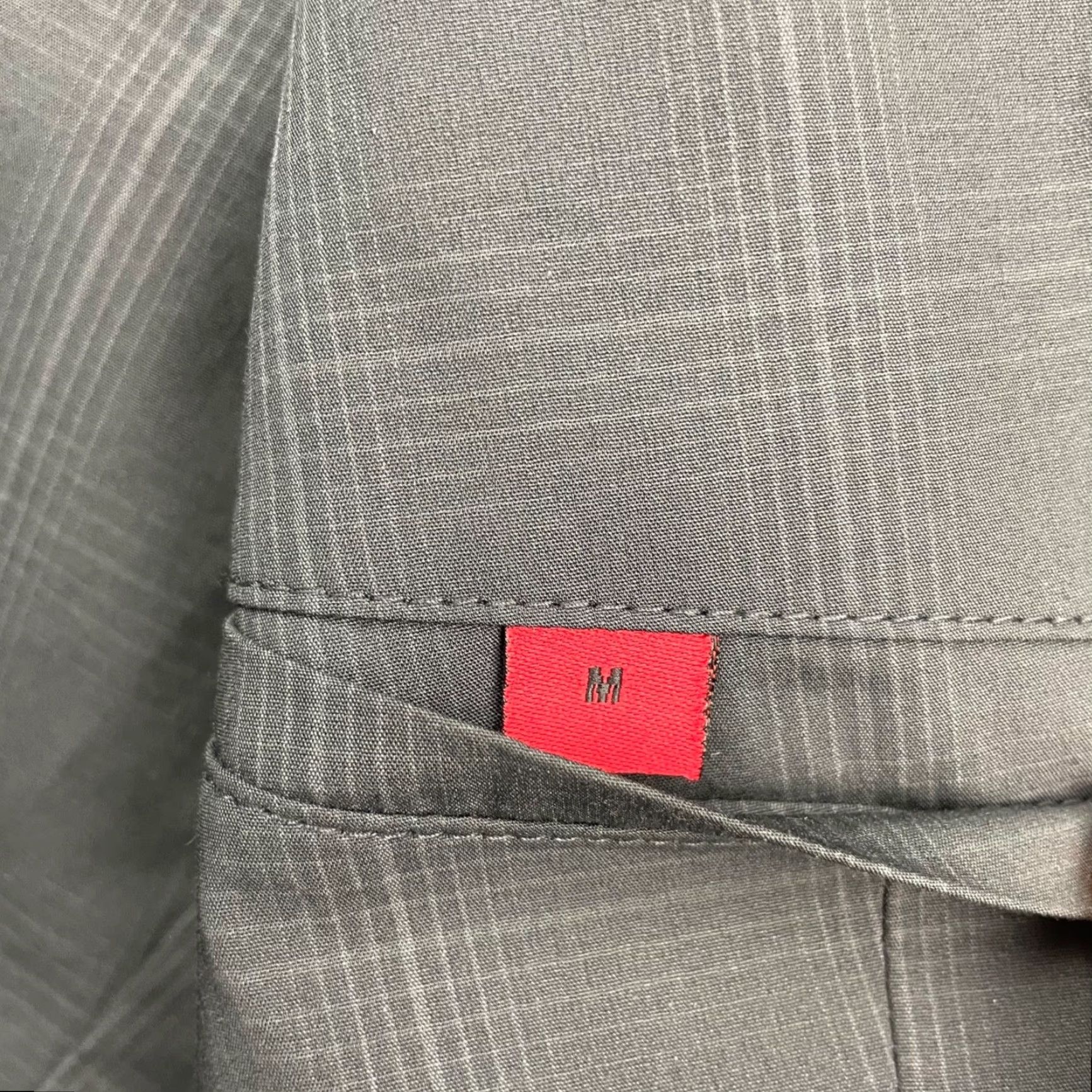 Alfani Alfani Men’s Performance Stretch Blazer Gray Plaid Medium 2-Button Closure Size 40R - 7 Thumbnail
