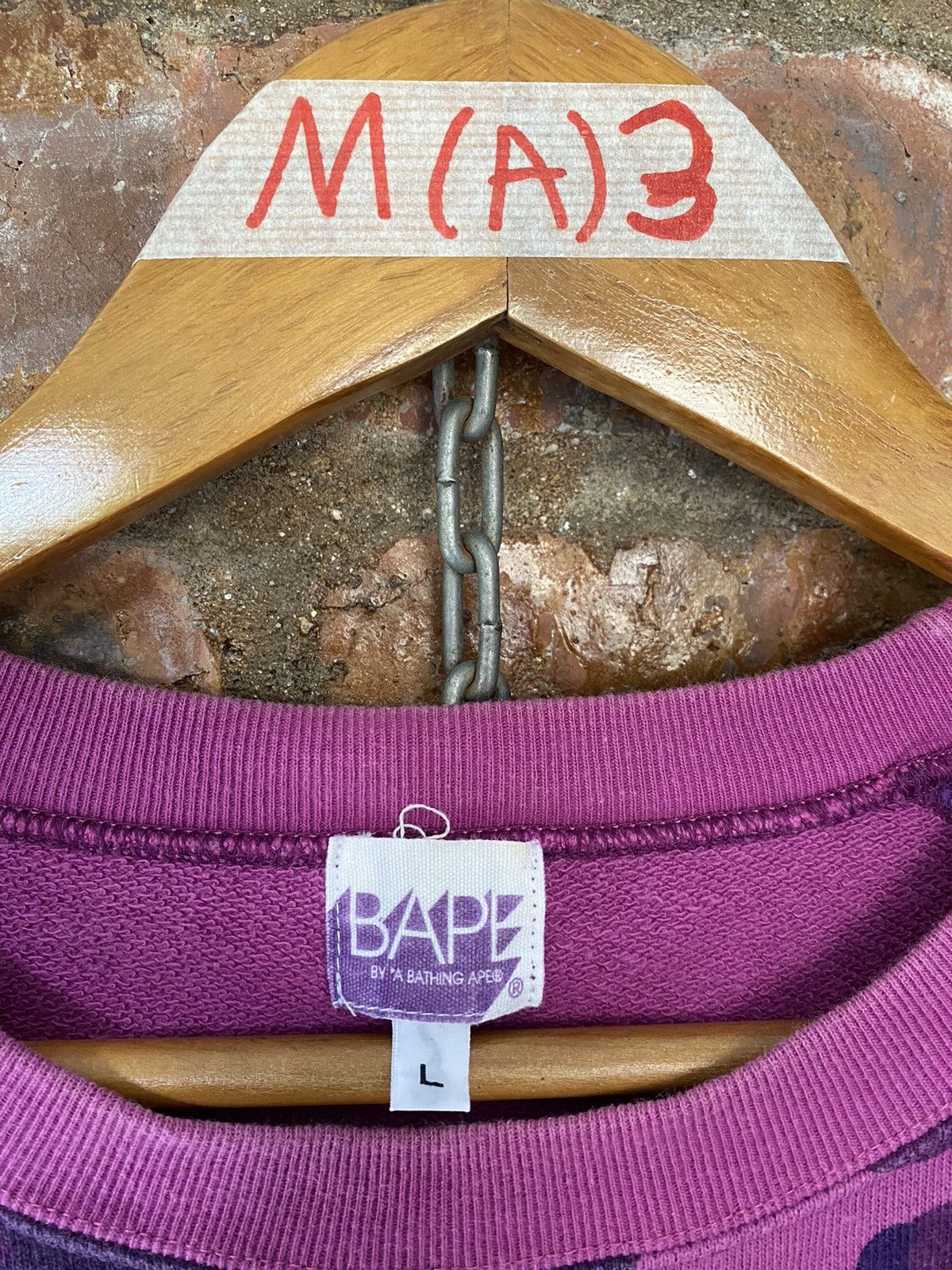 Bape × Nigo 2005 Bape Collage ABC purple camo Size US L / EU 52-54 / 3 - 9 Thumbnail