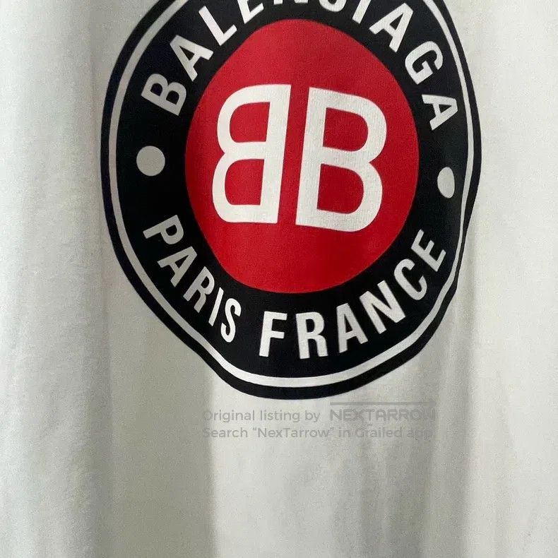 Balenciaga Balenciaga Chest double b logo ring short-sleeved Size US S / EU 44-46 / 1 - 3 Thumbnail