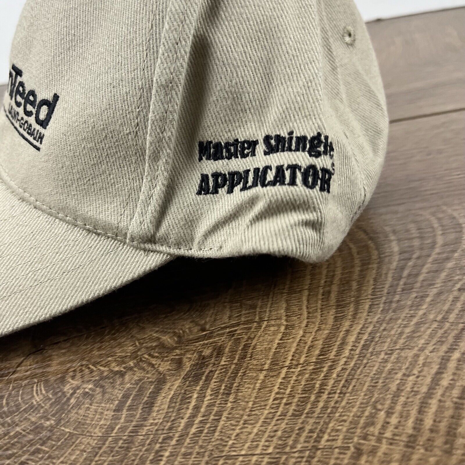 Other Certain Teed Hat Saint Gobain Hat Tan Brown Hat Adjustable H Size ONE SIZE - 8 Thumbnail