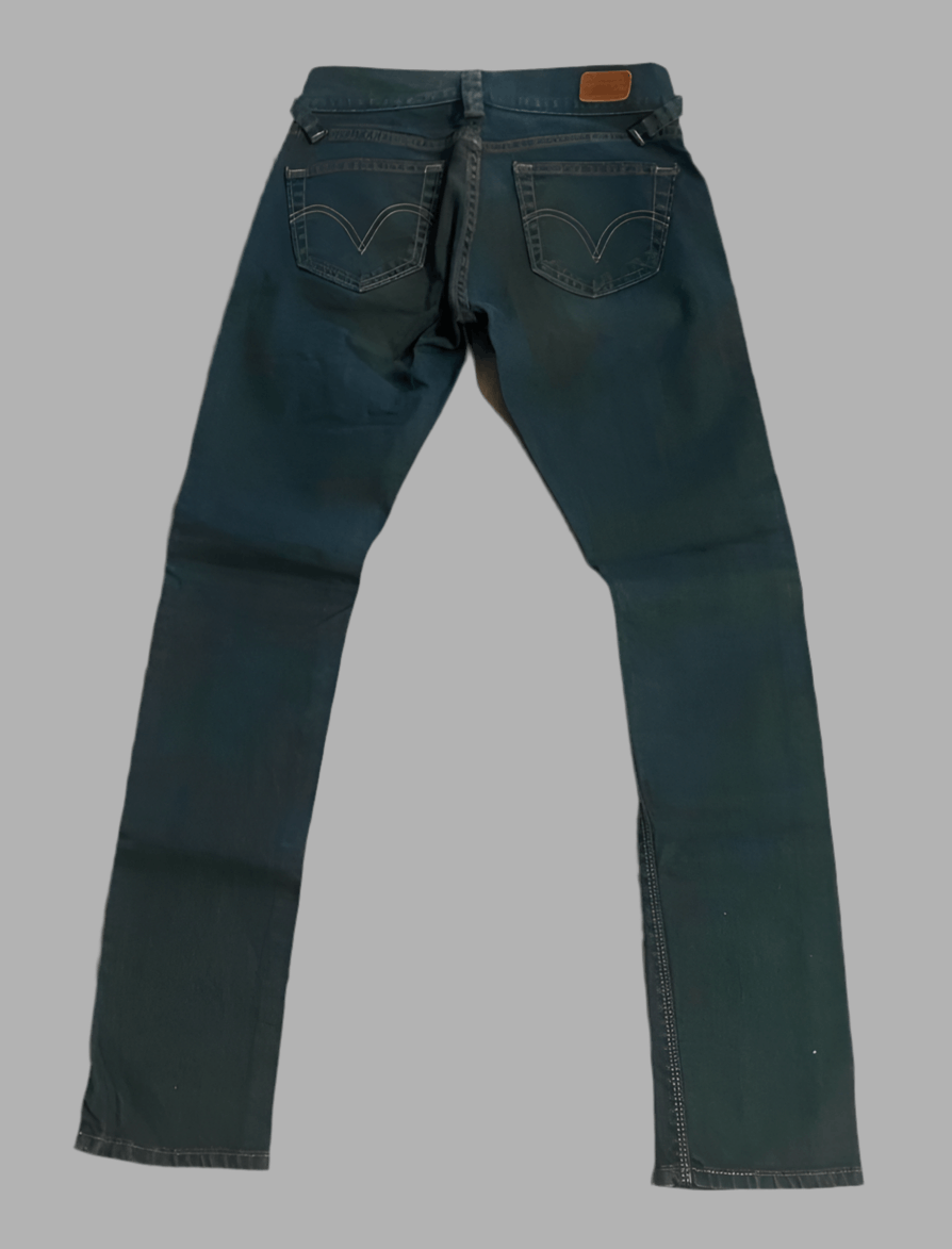 Levi's Levi 504 dark blue slouch vintage rare jeans Size US 29 - 2 Thumbnail