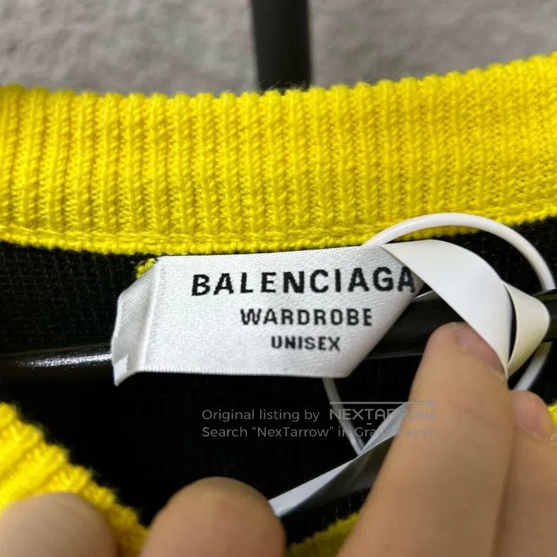 Balenciaga Balenciaga Lemon Yellow Barrage Full Print Oblique Letter Size US M / EU 48-50 / 2 - 3 Thumbnail