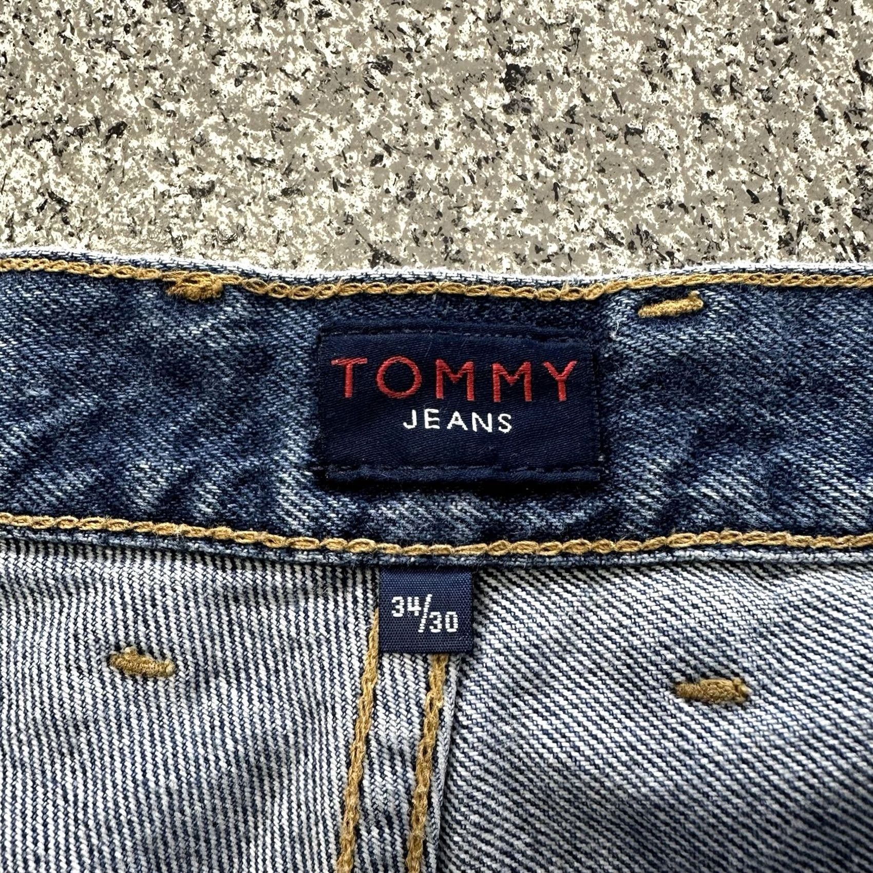 Tommy Hilfiger Tommy Hilfiger Jeans Mens 32x32 Blue Denim 5-Pocket Relaxed Straight Vintage Y2K 00s Baseball Era Style Mens Size US 32 / EU 48 - 4 Thumbnail