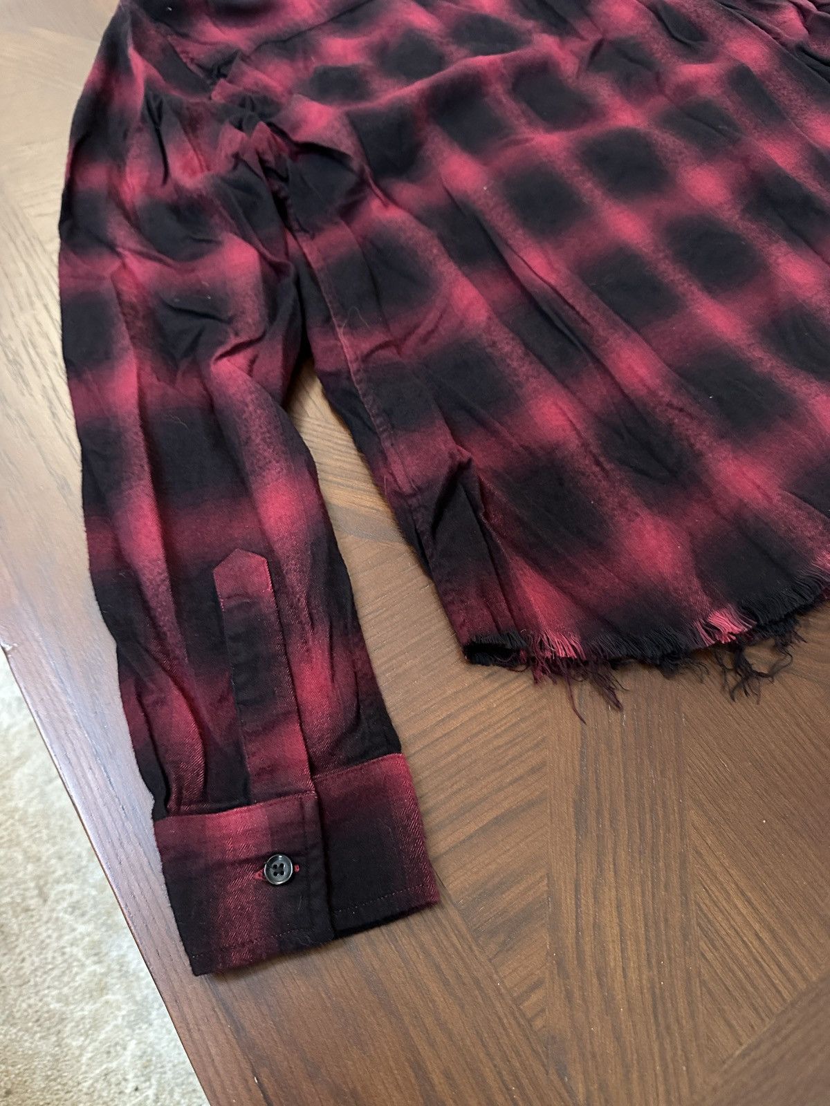 Amiri Amiri Distressed Flannel Size US XS / EU 42 / 0 - 5 Thumbnail