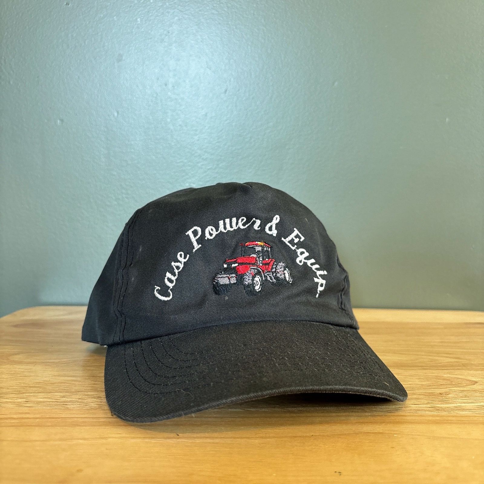 Other Vtg Case Power & Equipment Red Farm Tractor Strapback Hat Size ONE SIZE - 1 Thumbnail