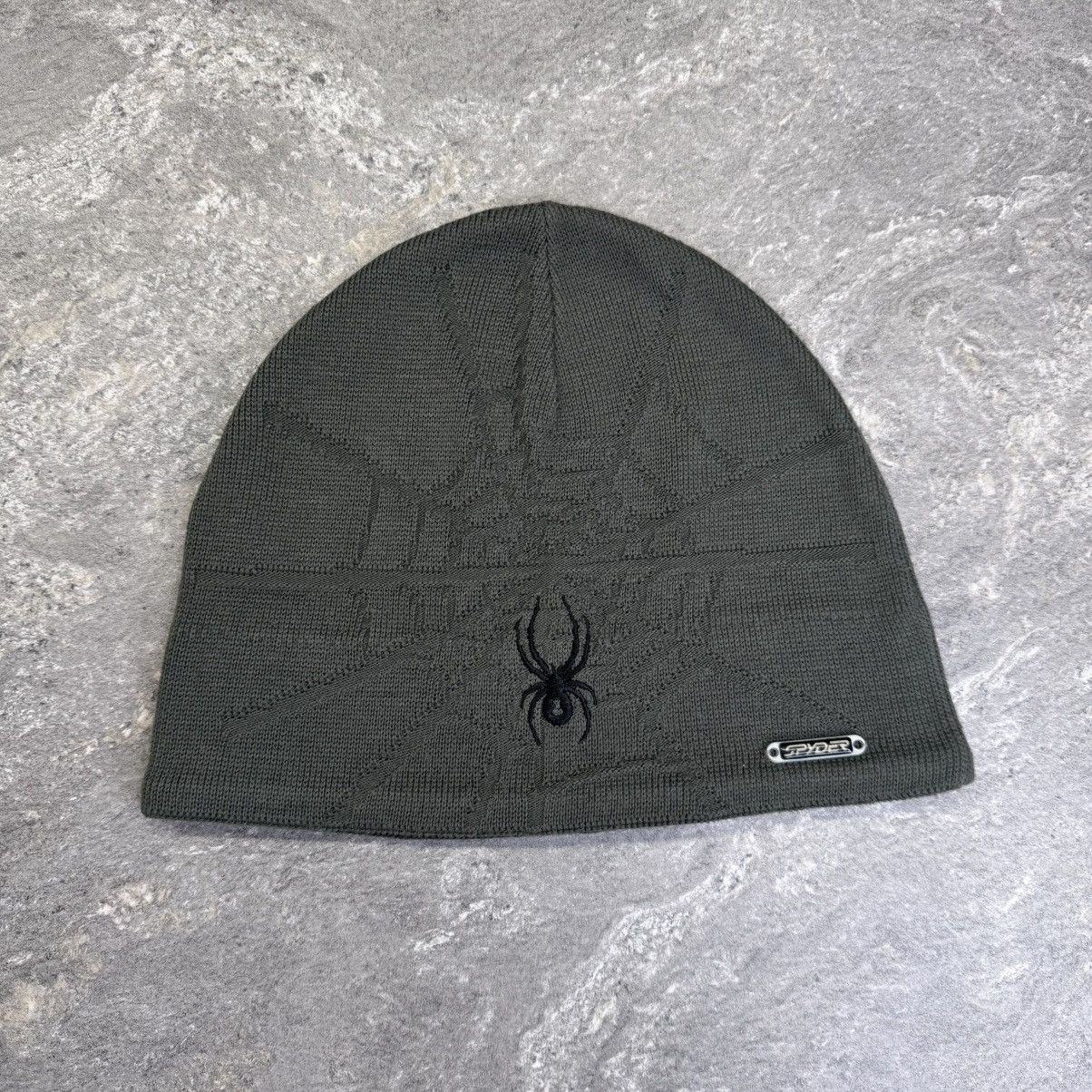Spyder Y2K Spyder Hat outdoor cap big logo WEB khaki Size ONE SIZE - 1 Thumbnail