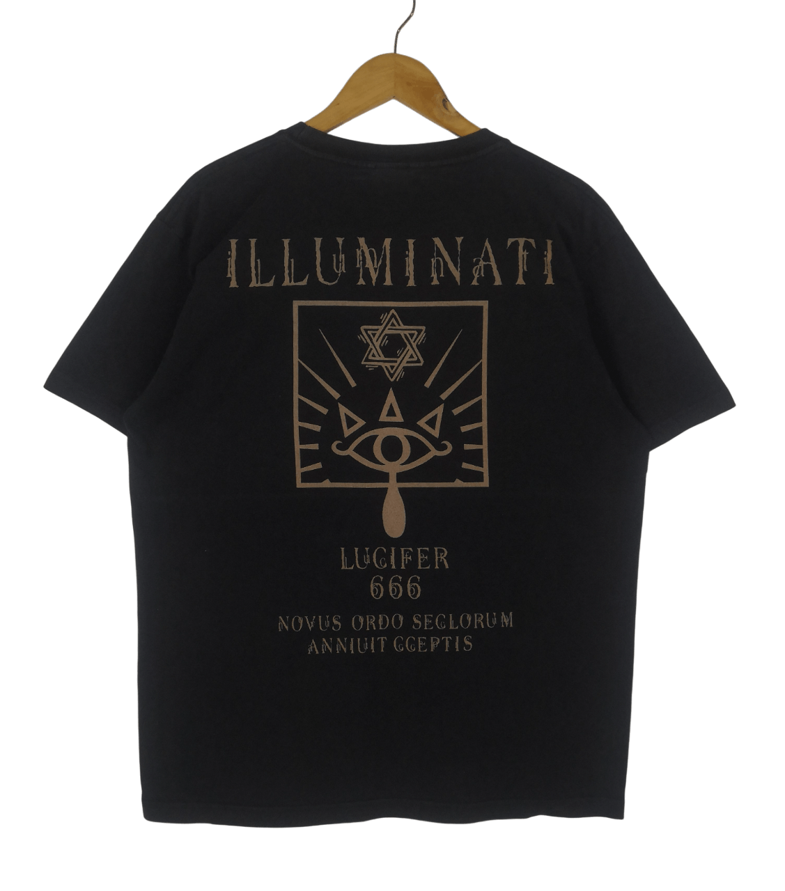 Vintage Vintage Illuminati Shirt Lucifer 666 Size US XL / EU 56 / 4 - 1 Thumbnail