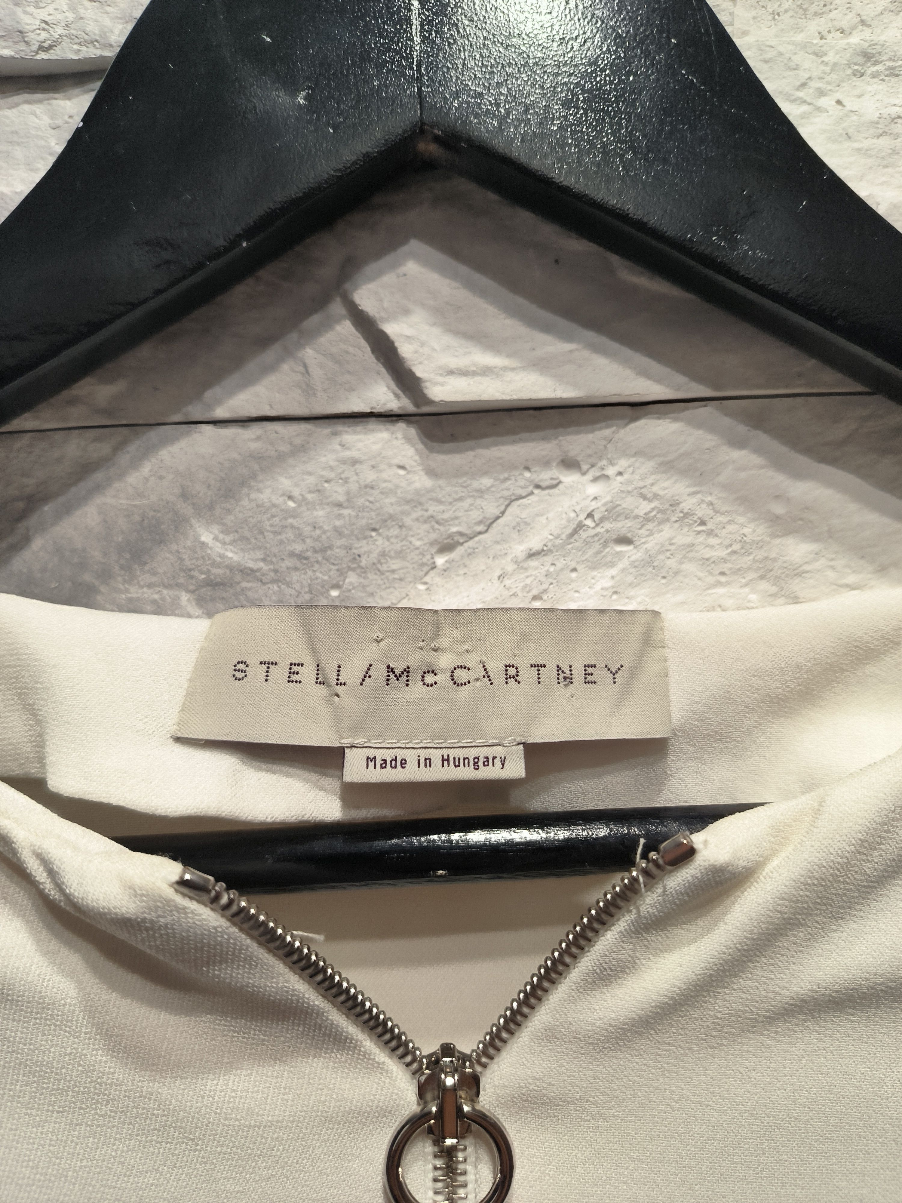 Stella McCartney Stella McCartney Long Sleeve Shirt Blouse White Basic Size L / US 10 / IT 46 - 5 Thumbnail