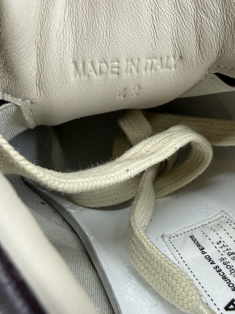 Maison Margiela GAT Low Burgundy Purple Size US 9 / EU 42 - 7 Thumbnail