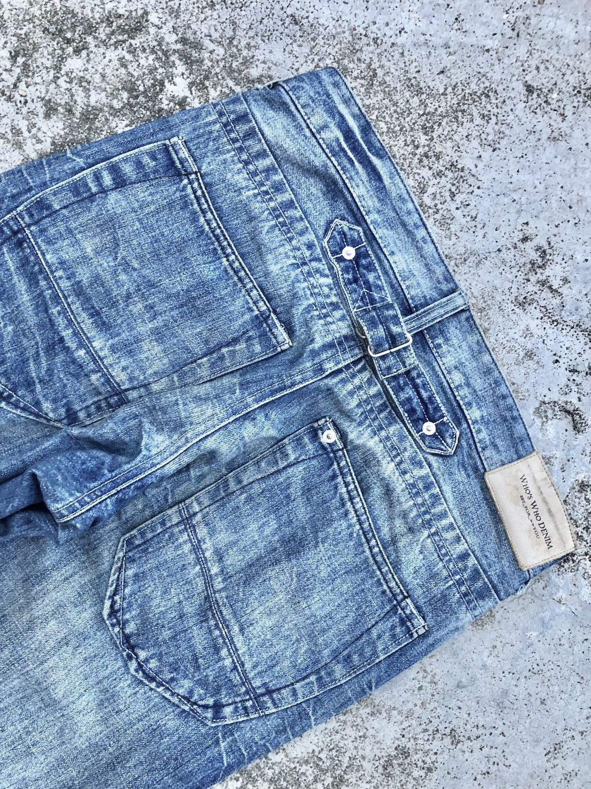 Japanese Brand BUCKLE BACK DENIM BY WHO's WHO DENIM Size US 30 / EU 46 - 6 Thumbnail