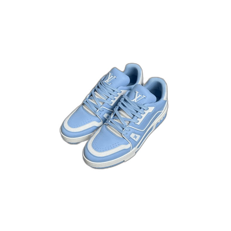 Louis Vuitton Louis Vuitton LV Trainer Sky Blue Sneakers Size US 8.5 / EU 41-42 - 1 Thumbnail