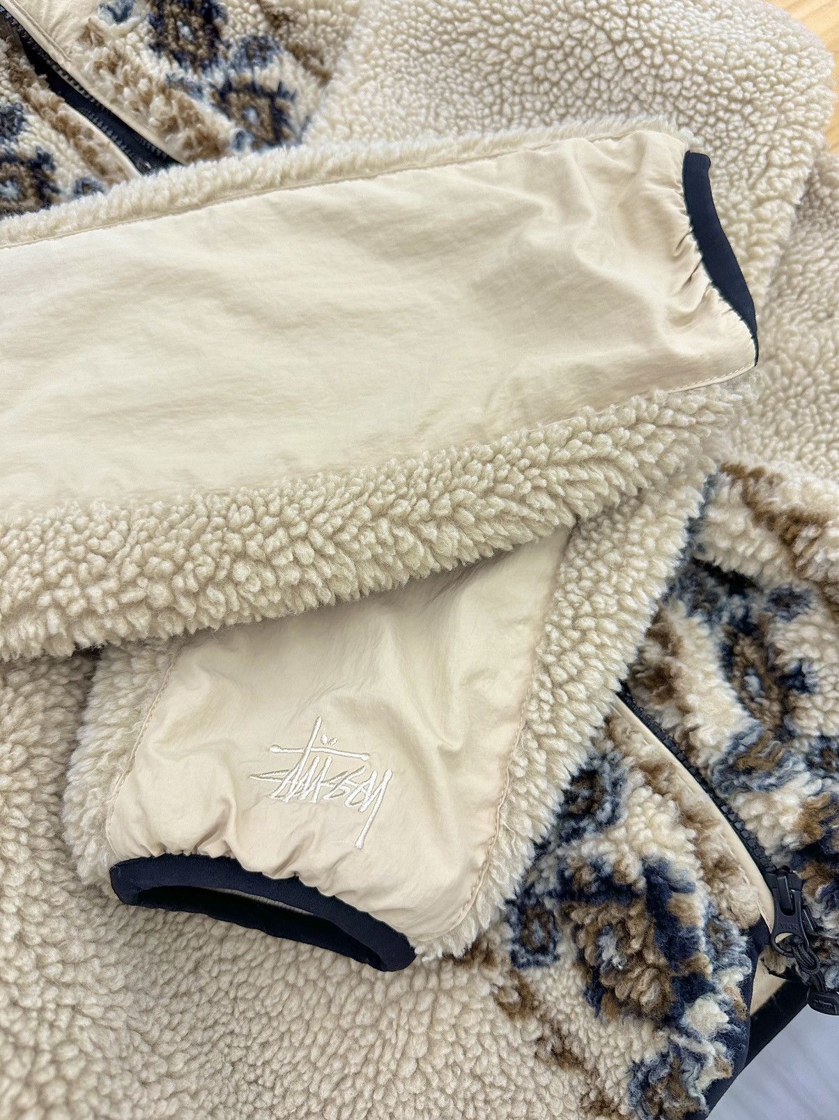 NOMA t.d × Stussy STUSSY X NOMA T.D. FLEECE Size US L / EU 52-54 / 3 - 9 Thumbnail