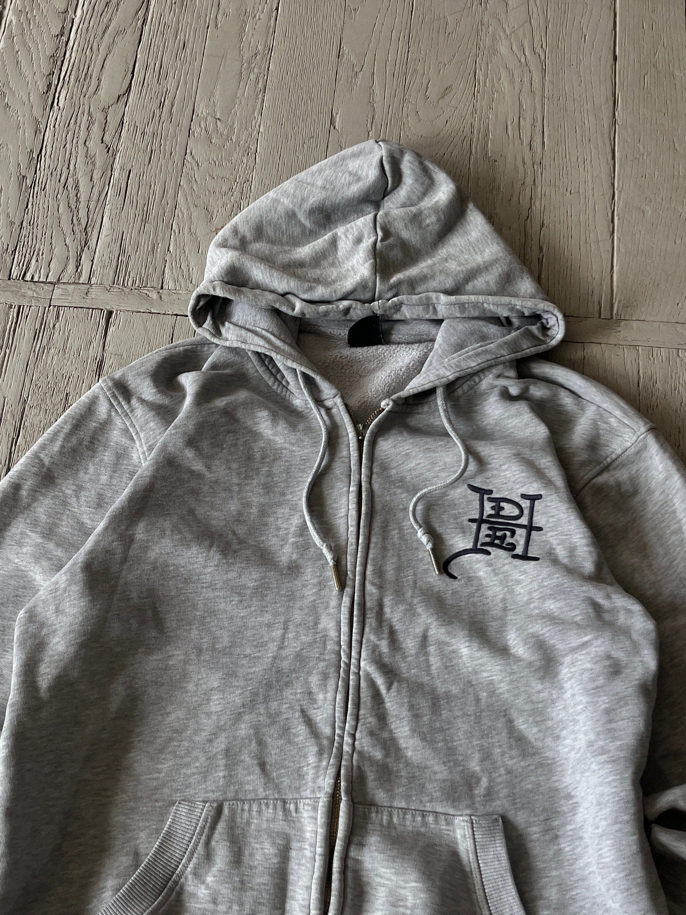 Ed Hardy × Vintage Vintage Ed Hardy Zip Hooded Sweatshirt Size US M / EU 48-50 / 2 - 3 Thumbnail