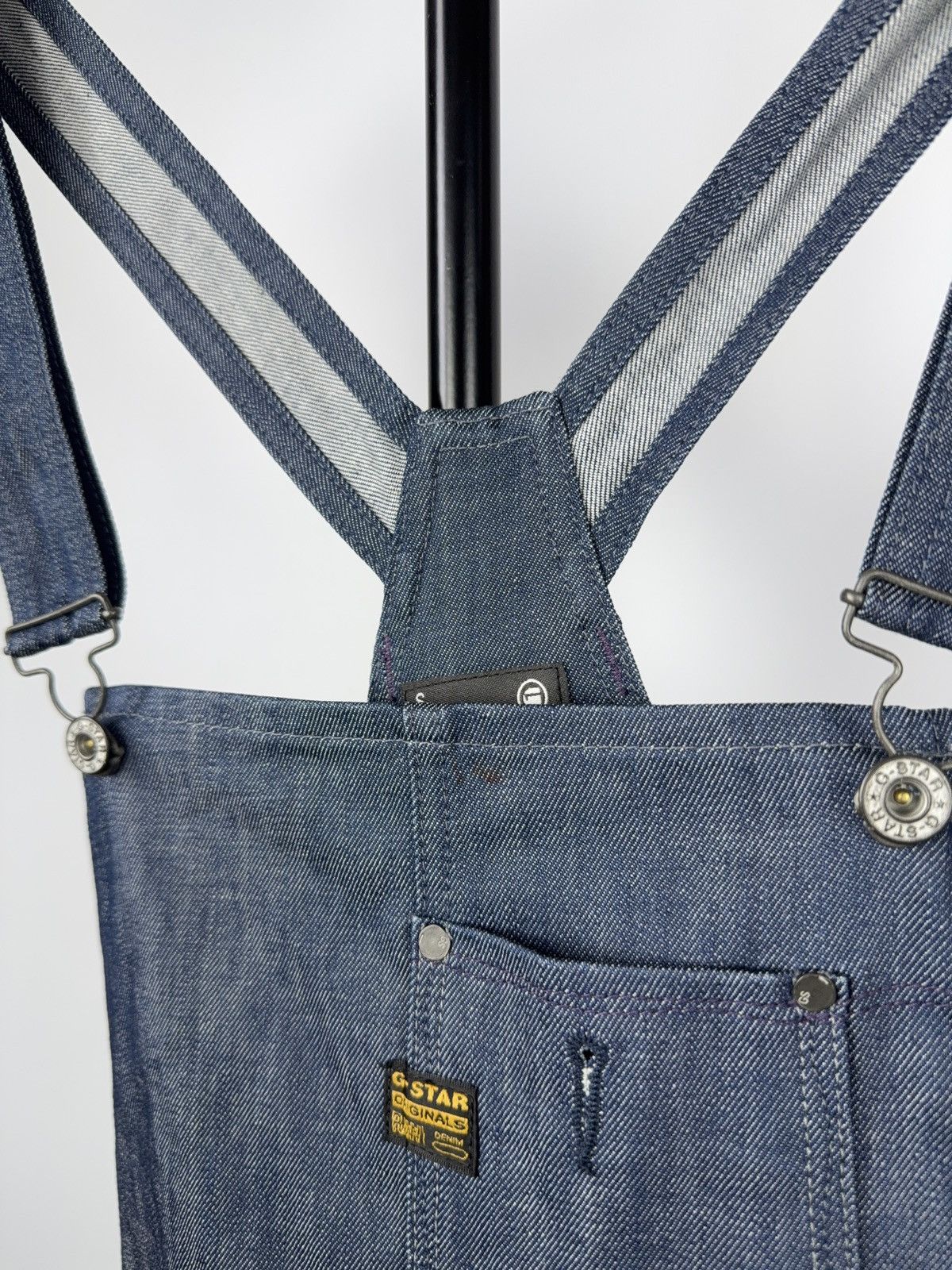 G-Star × Japanese Brand NWT G-Star RAW Denim Overalls Jumpsuit Flared Legs Size S Size 27" / US 4 / IT 40 - 12 Thumbnail
