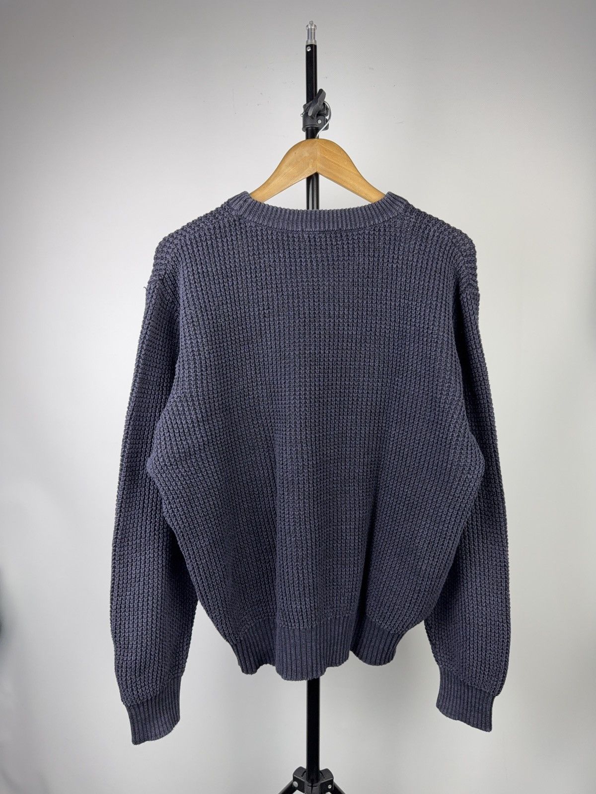 G-Star Vintage 00s Avant Garde G-Star Raw Heavy Knit Sweater Navy Size US L / EU 52-54 / 3 - 8 Thumbnail