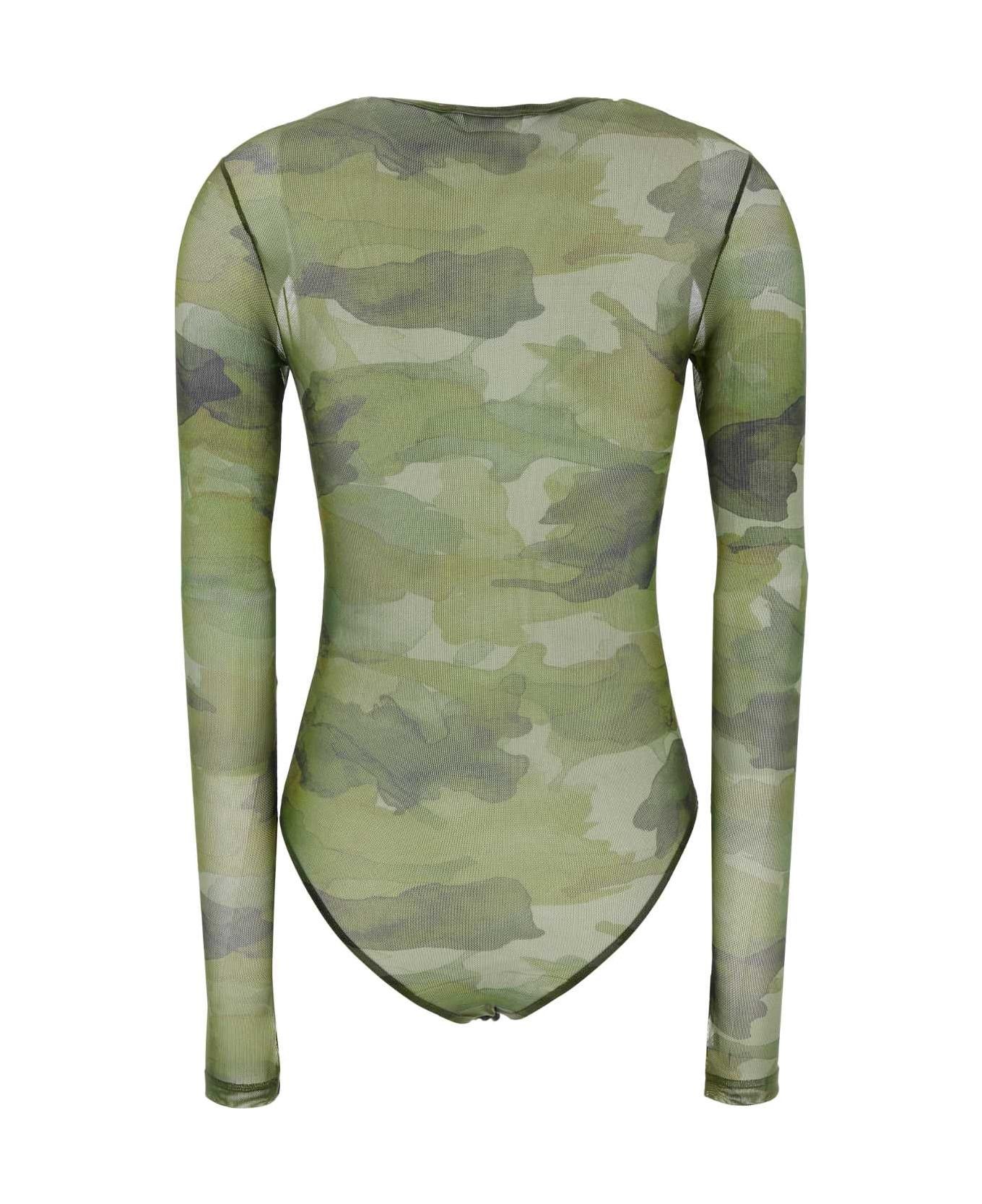 Palm Angels o1y1225 Bodysuit in Military Green Size XS / US 0-2 / IT 36-38 - 2 Thumbnail