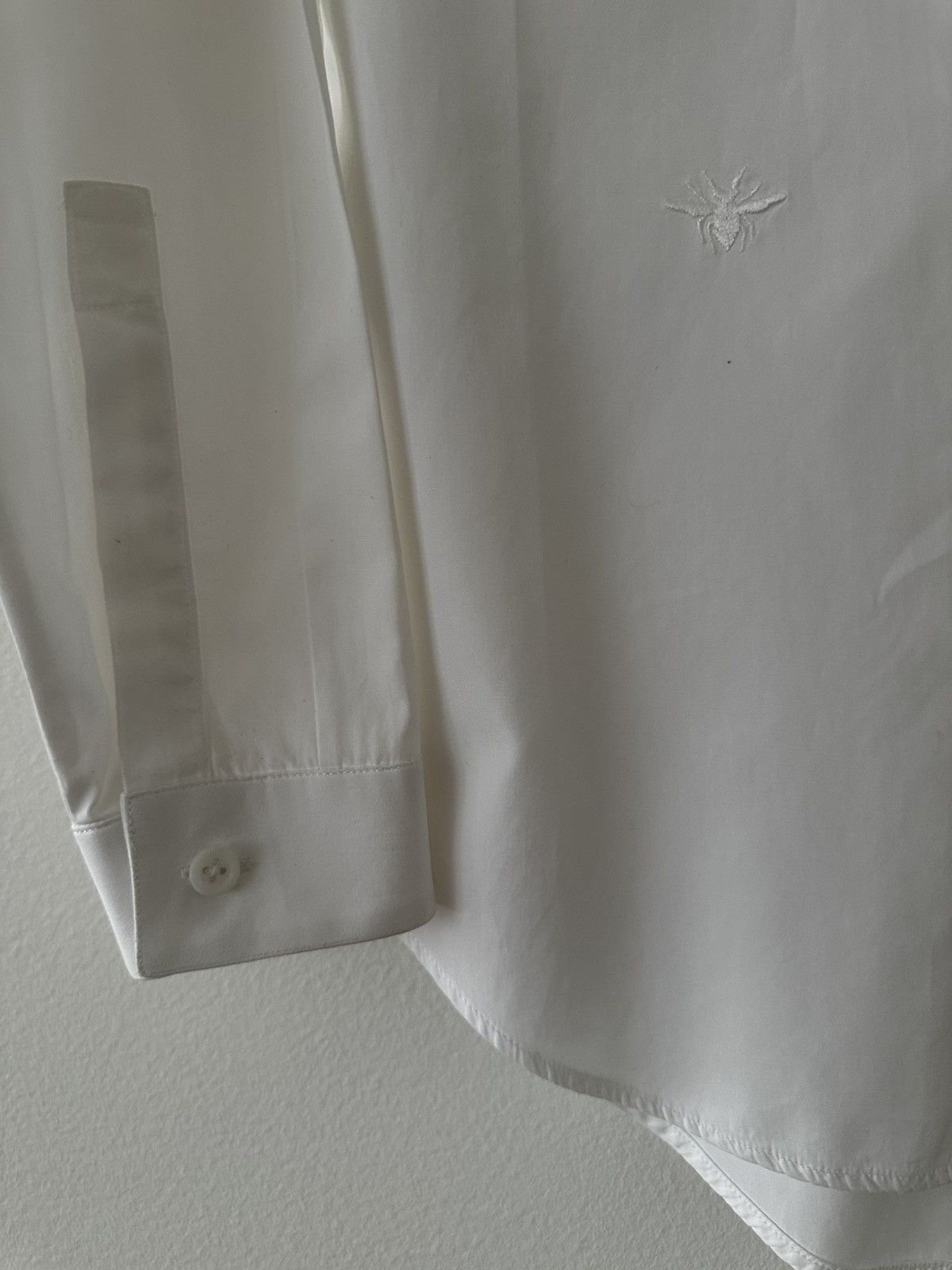 Dior SS06 White Cotton Poplin Shirt Bee Embroidery sz 37 Size US S / EU 44-46 / 1 - 7 Thumbnail