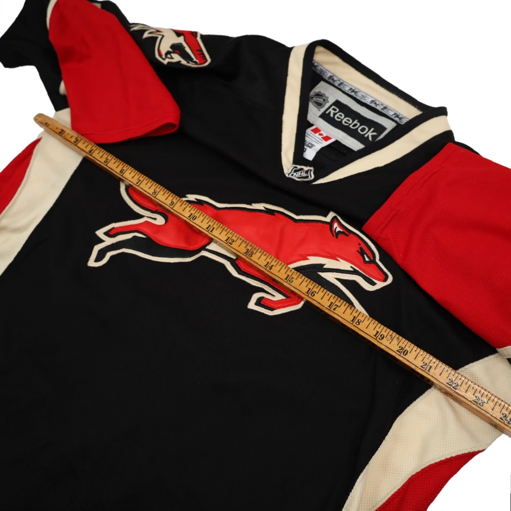 Reebok VINTAGE Reebok Phoenix Coyotes #13 Jordan Jersey Black Shirt 2XL Adult Mens Size US XXL / EU 58 / 5 - 7 Thumbnail