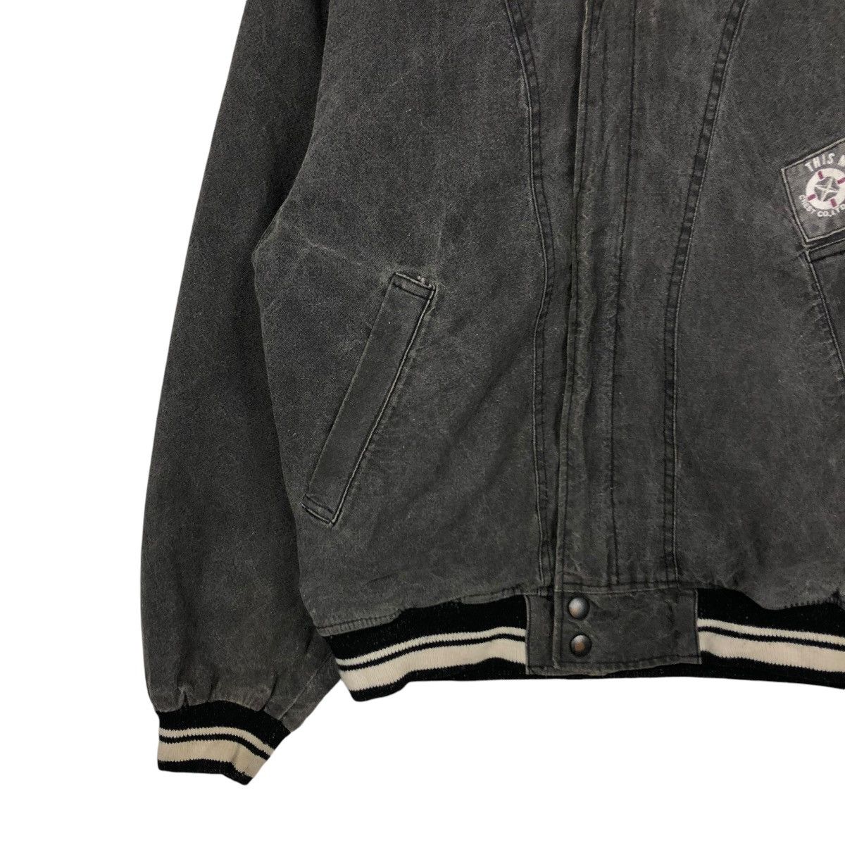 Japanese Brand 🔥VINTAGE FLY BOMBER JACKET CREST CO. BIG LOGO ISSEY MIYAKE Size US M / EU 48-50 / 2 - 6 Thumbnail